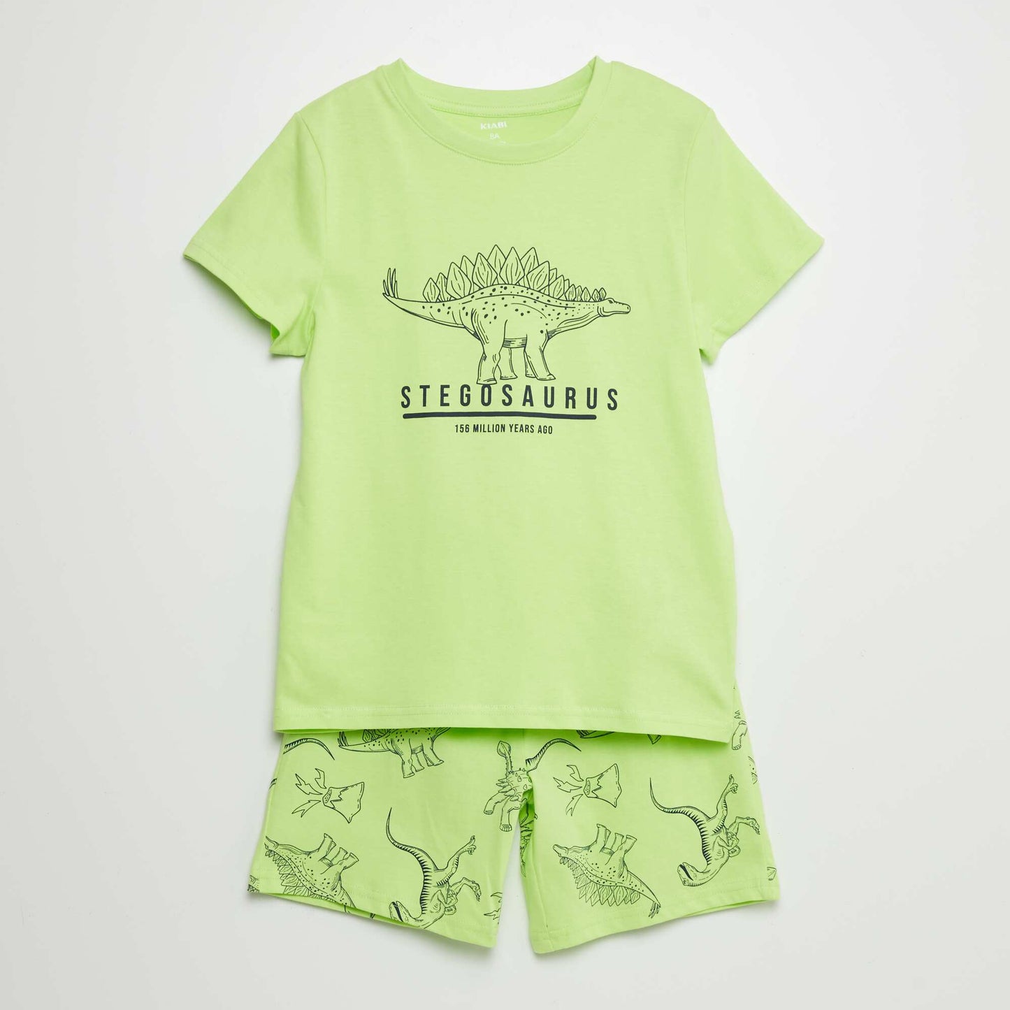 Pyjama court 'dinosaures' short + t-shirt - 2 pièces Vert