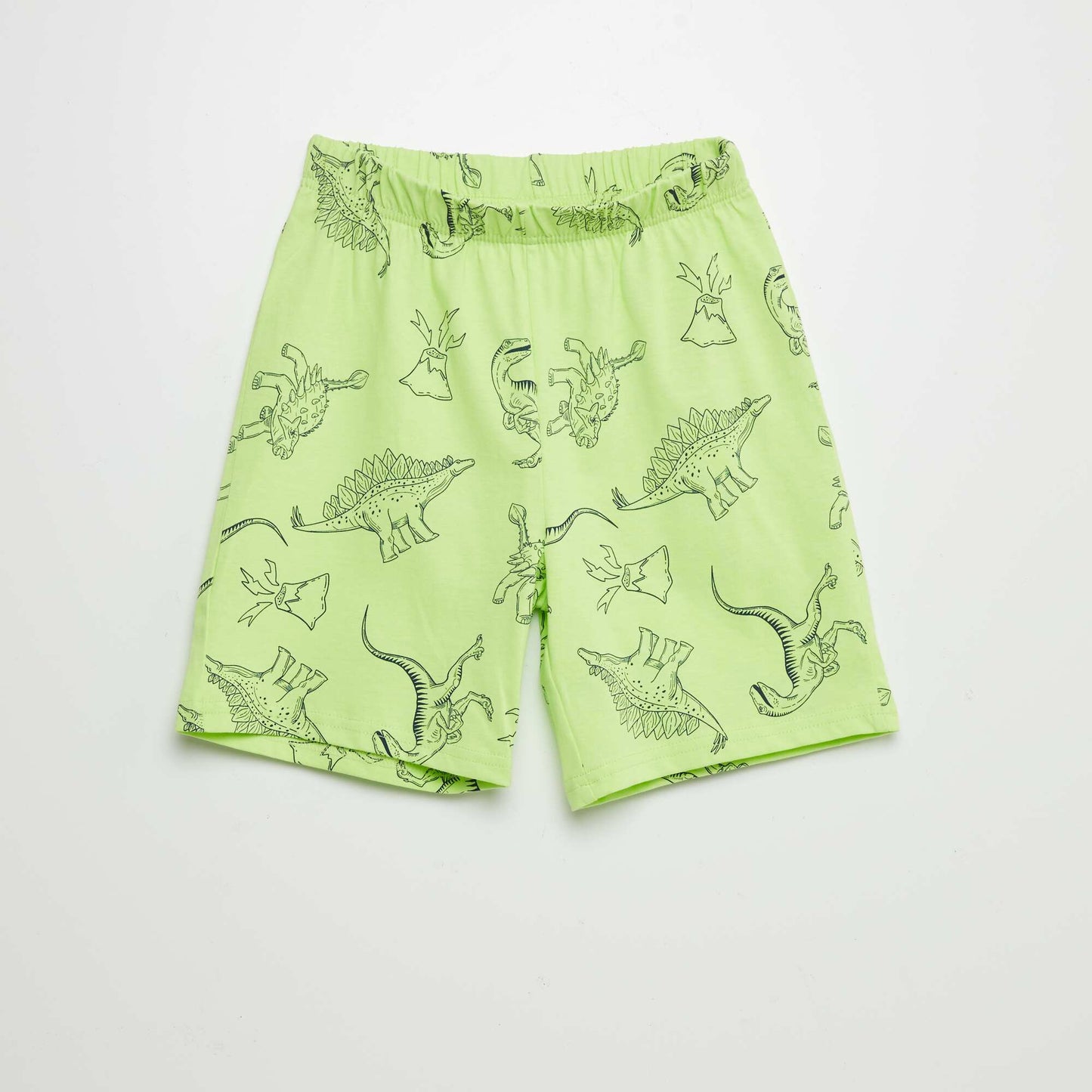 Pyjama court 'dinosaures' short + t-shirt - 2 pièces Vert