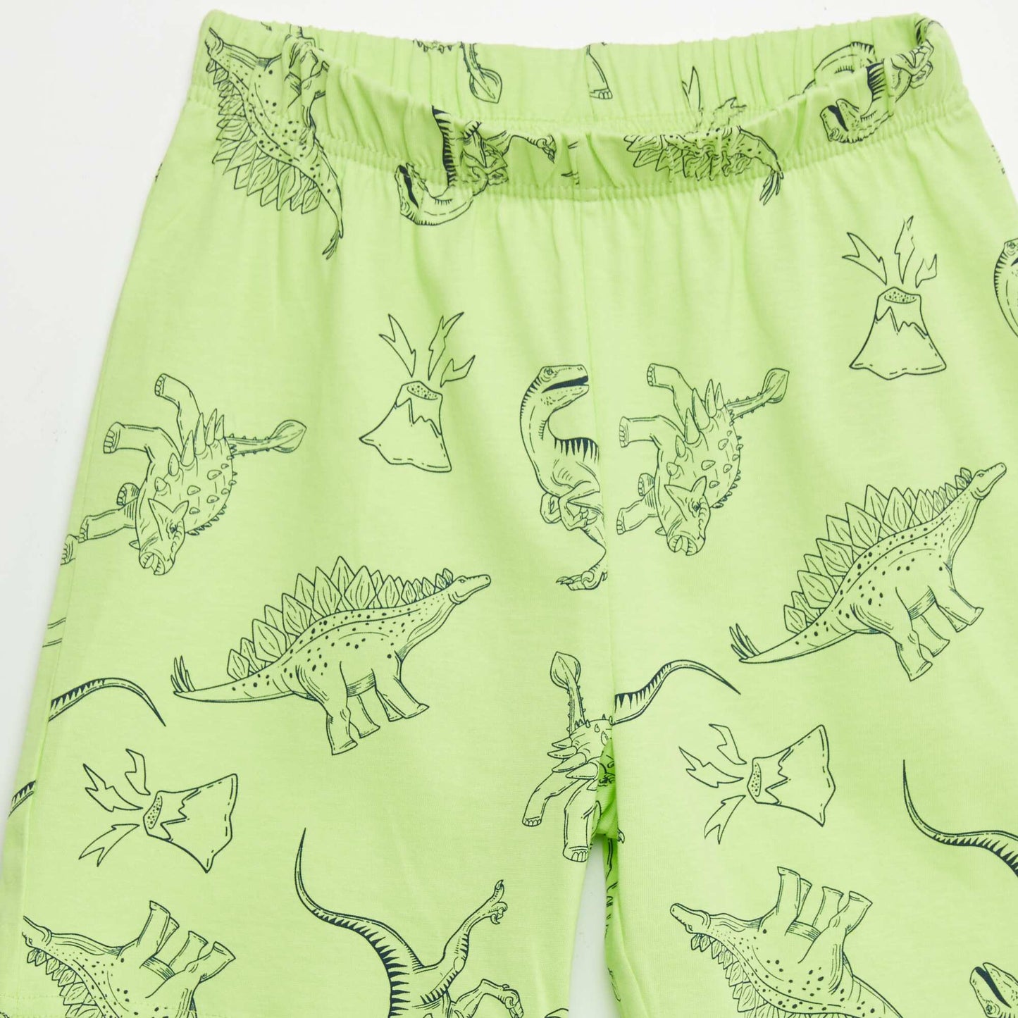 Pyjama court 'dinosaures' short + t-shirt - 2 pièces Vert