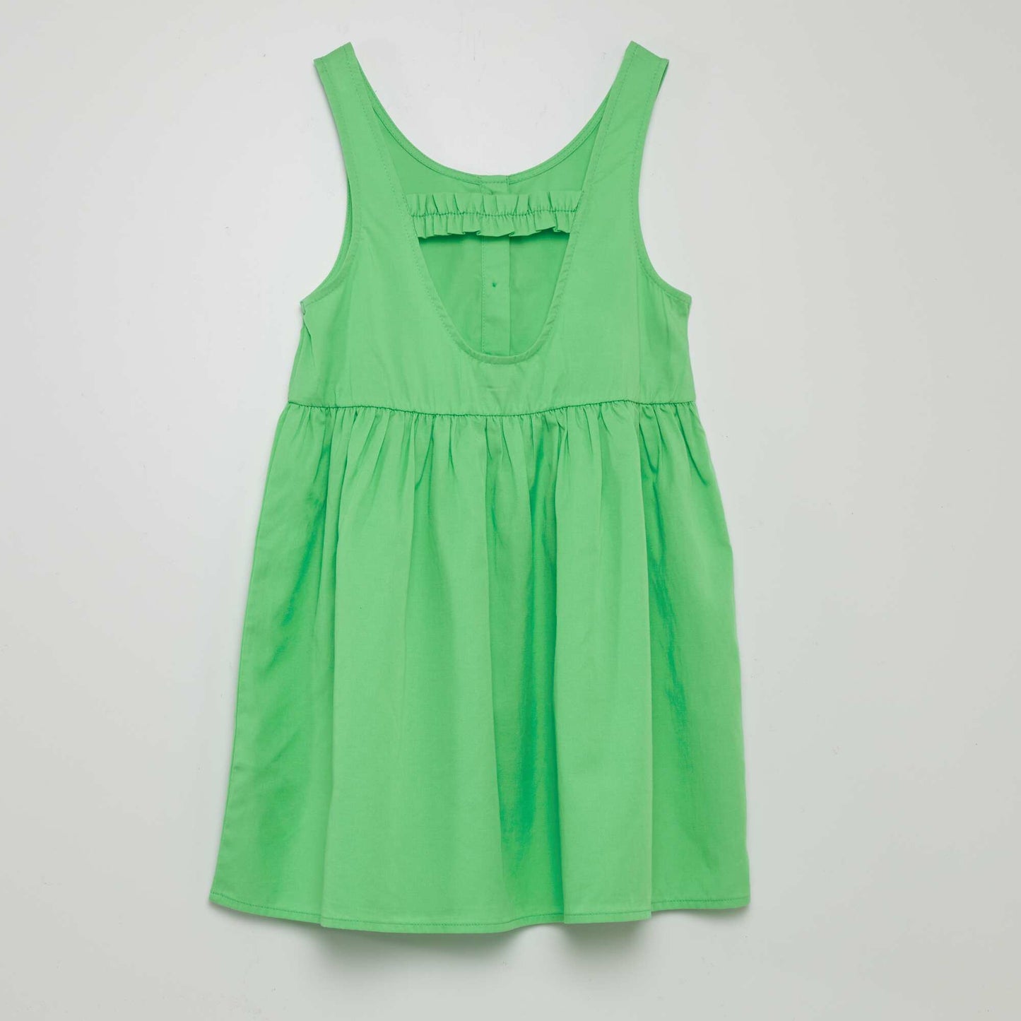 Robe sans manches à ouverture au dos Vert