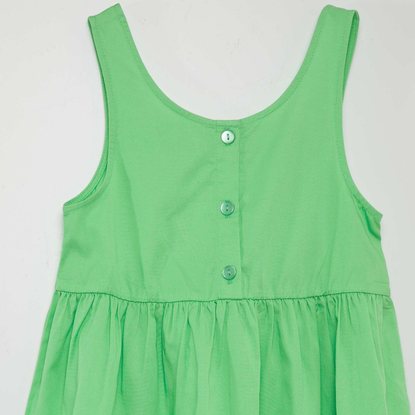 Robe sans manches à ouverture au dos Vert