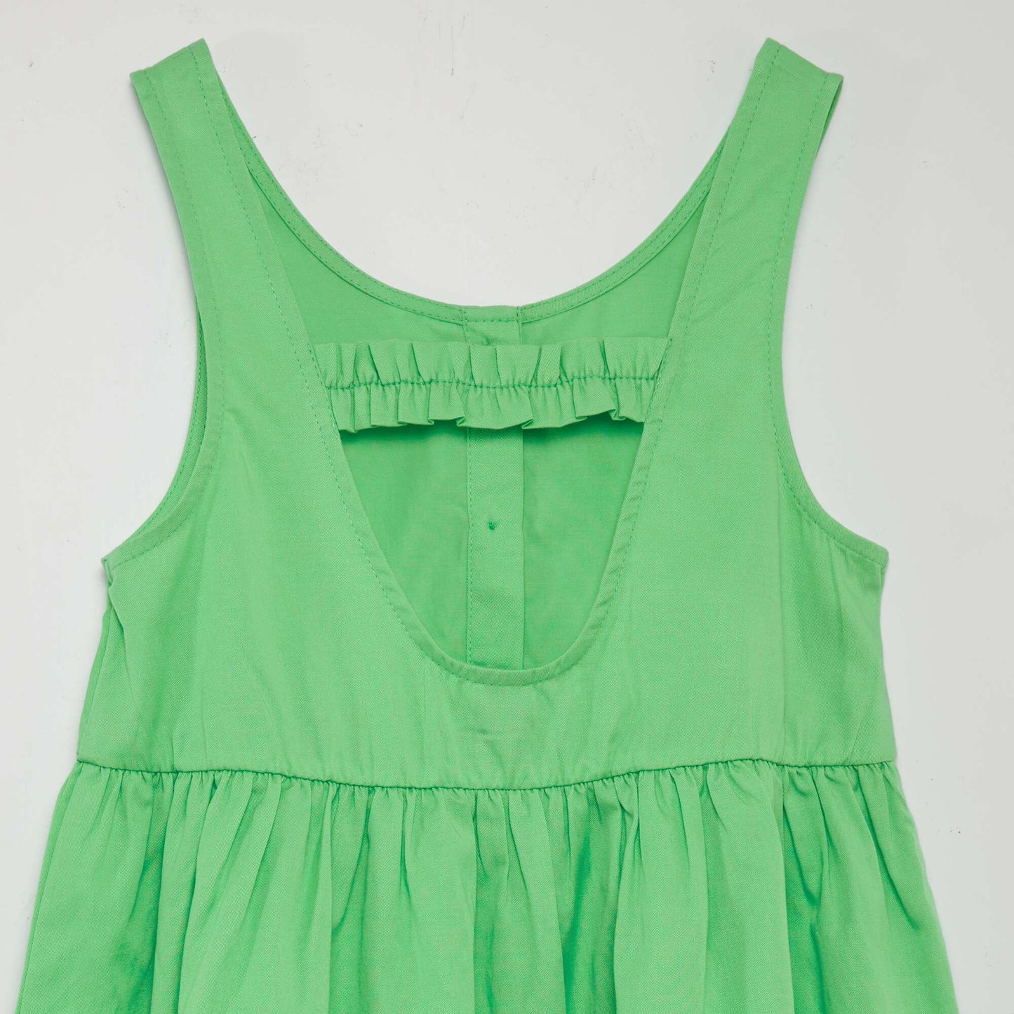 Robe sans manches à ouverture au dos Vert