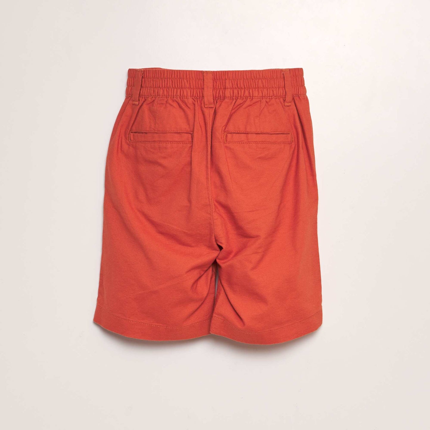 Short chino orange