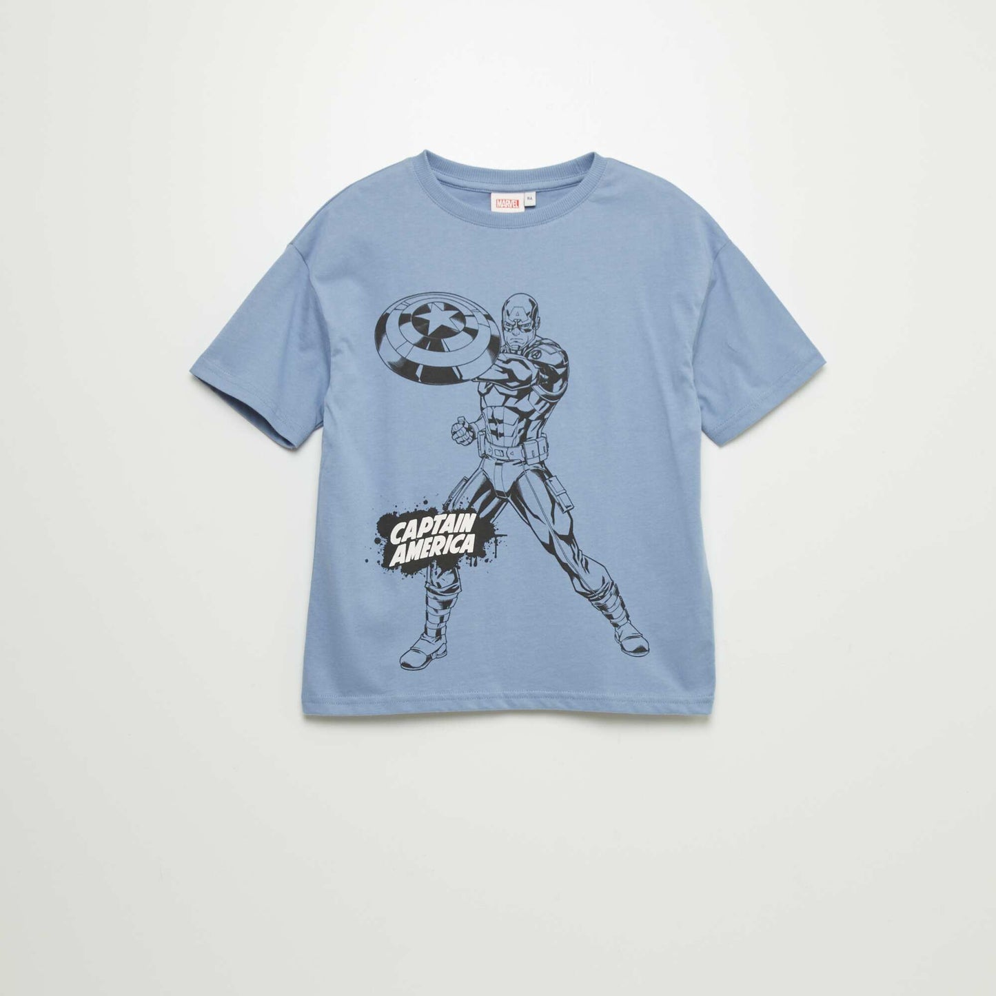 T-shirt 'Marvel' 'Captain America' BLEU