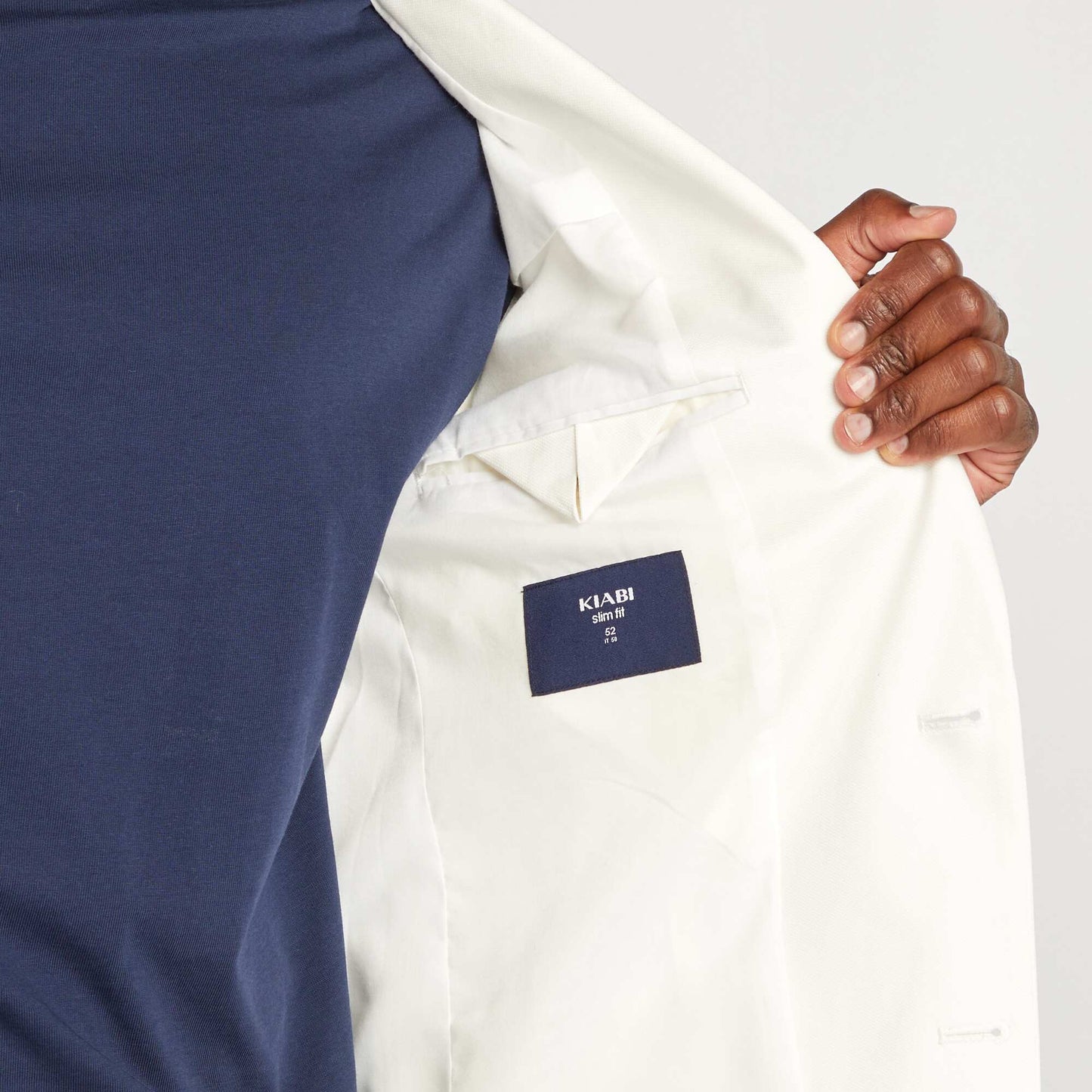 Veste de costume slim blanc