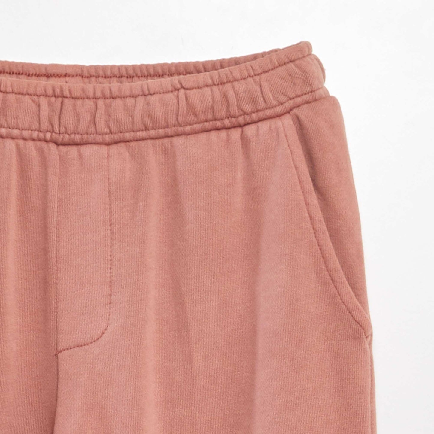 Pantalon de jogging en molleton avec poches Vieux rose