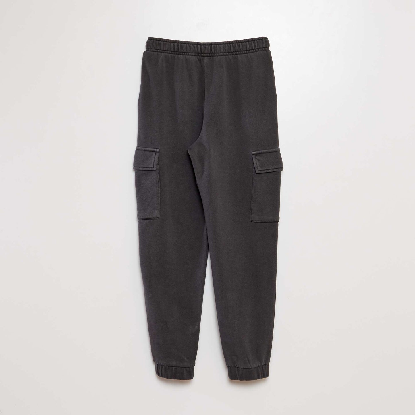 Pantalon de jogging en molleton avec poches Gris foncé