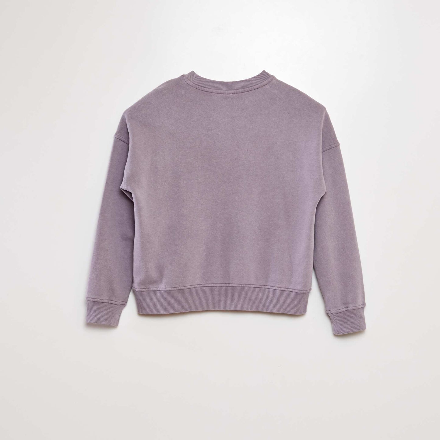 Sweat en molleton avec poche kangourou Violet