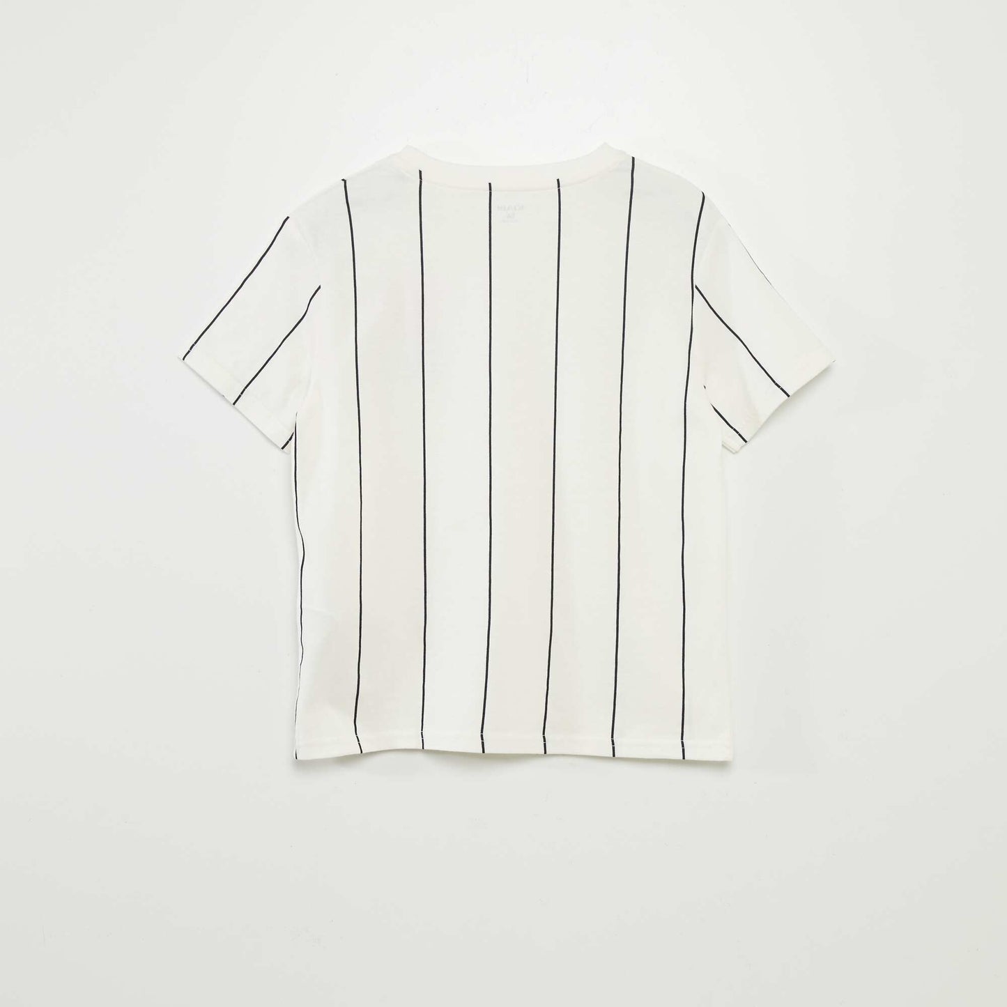 T-shirt à manches courtes style baseball Blanc