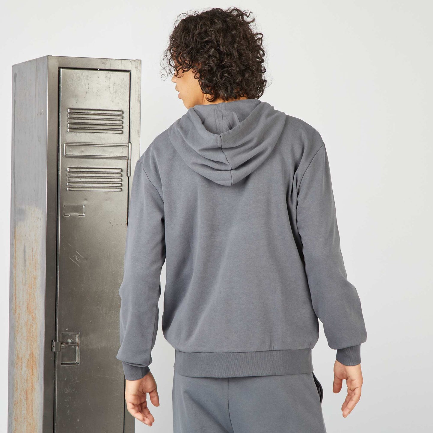 Sweat à capuche zappé Gris