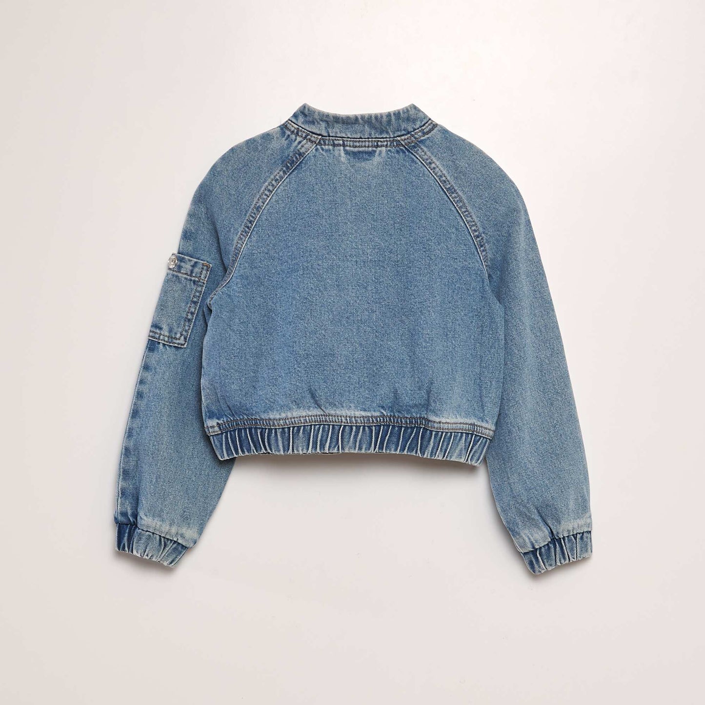 Veste denim Bleu