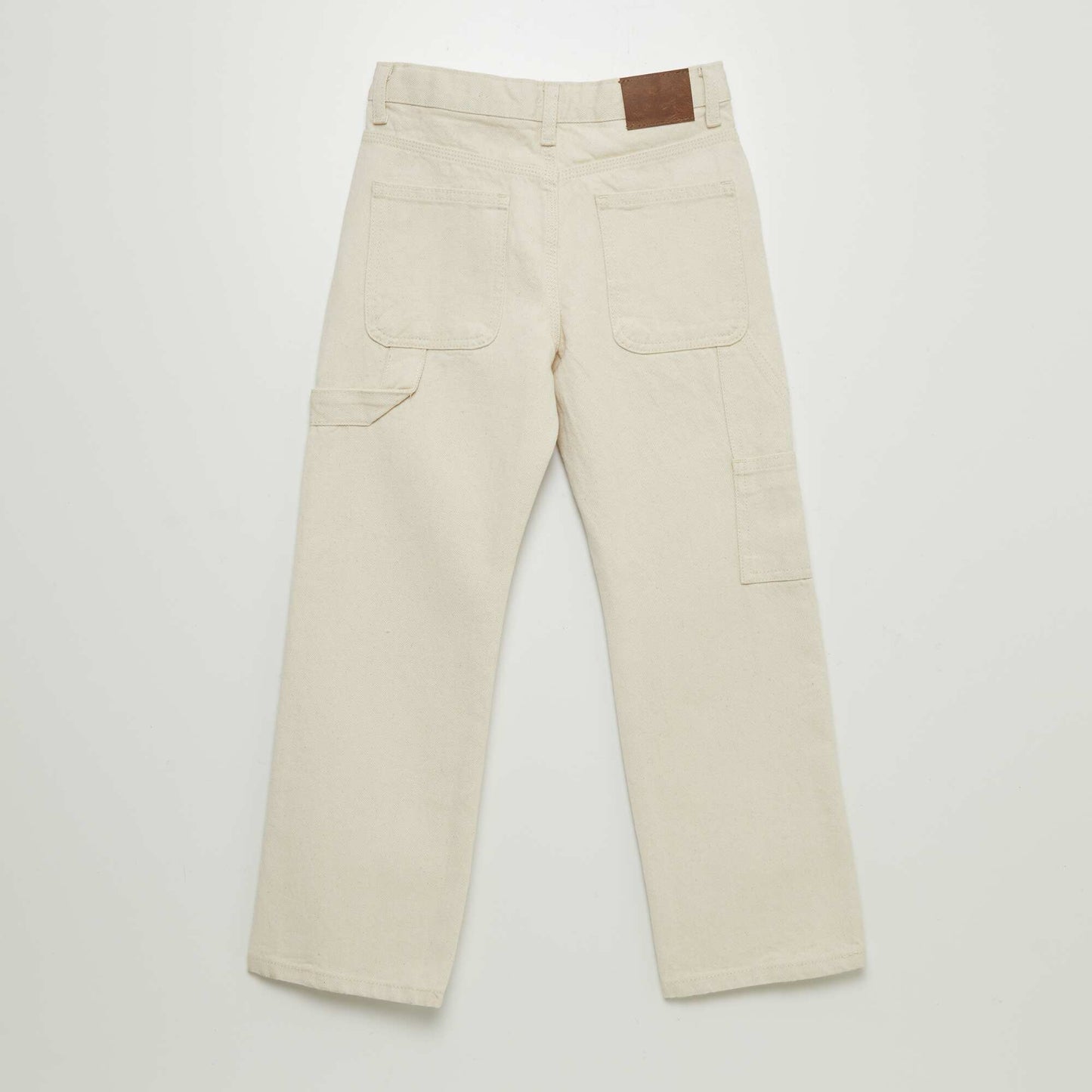 Pantalon en twill undyed BEIGE