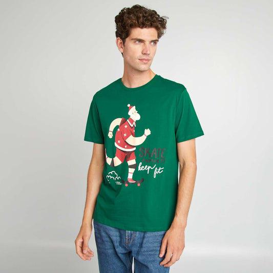 Tee-shirt de Noël Vert