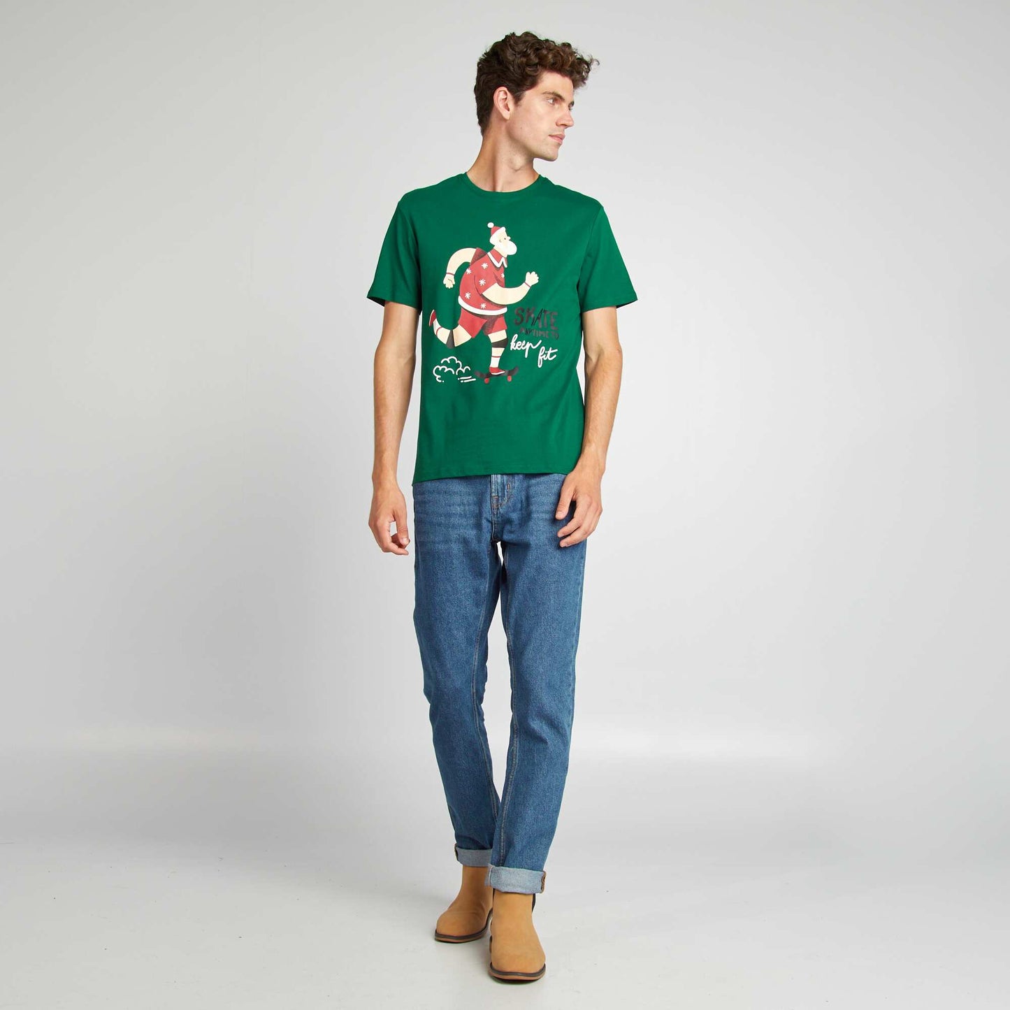 Tee-shirt de Noël Vert