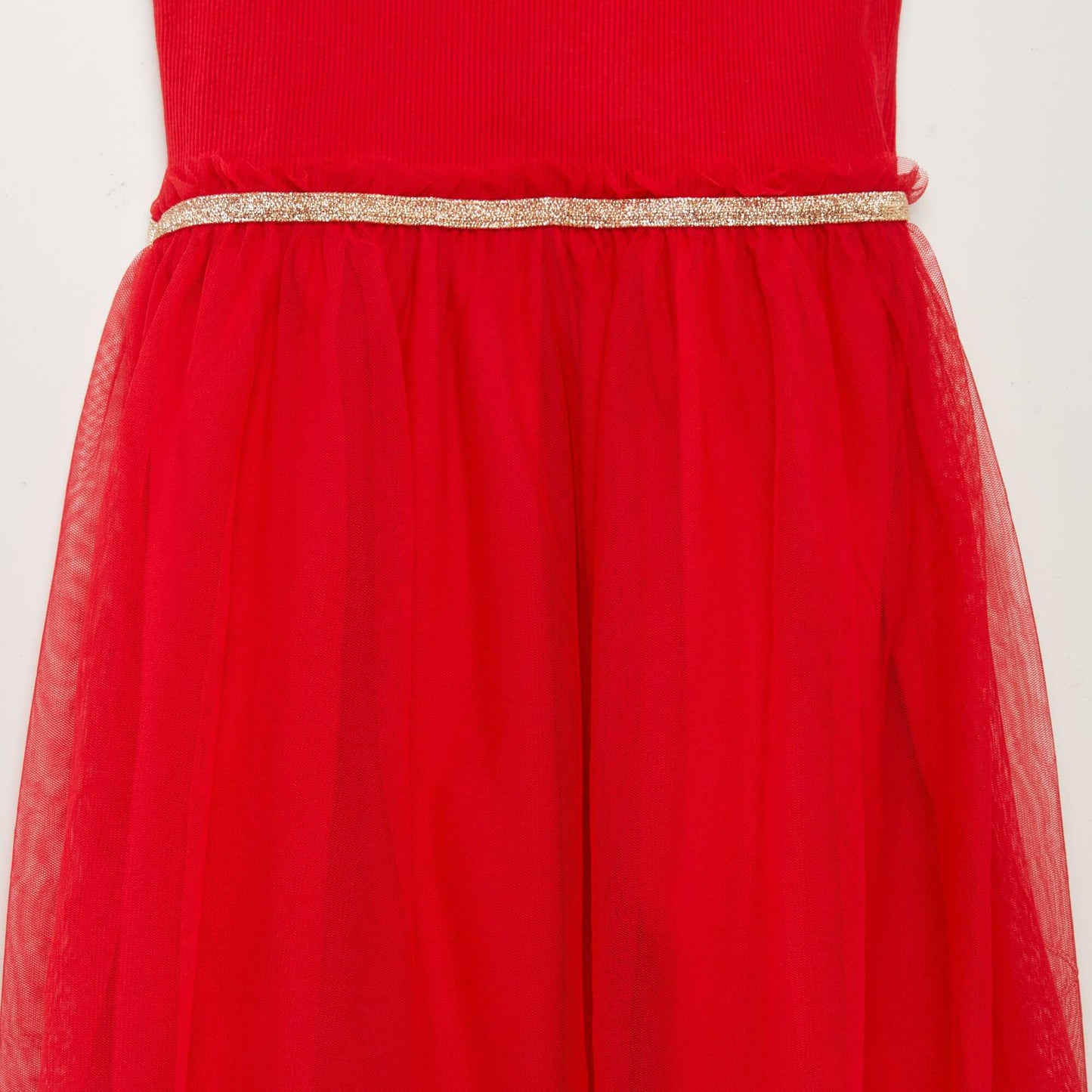 Robe effet 2 en 1 Rouge