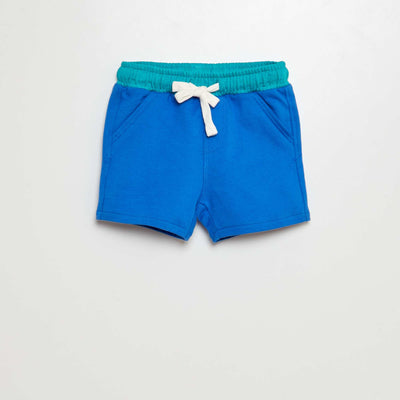 Short en molleton léger BLEU