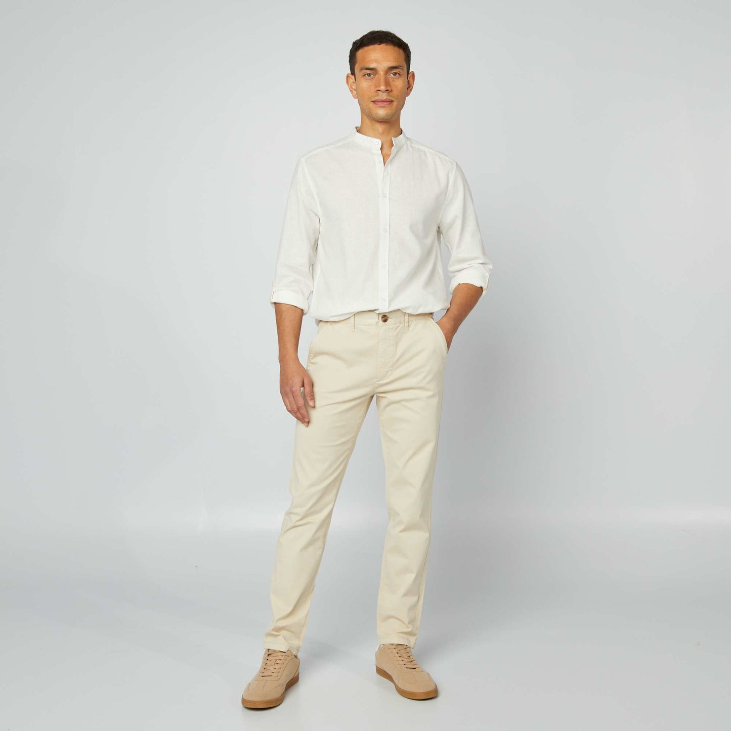 Pantalon chino BEIGE