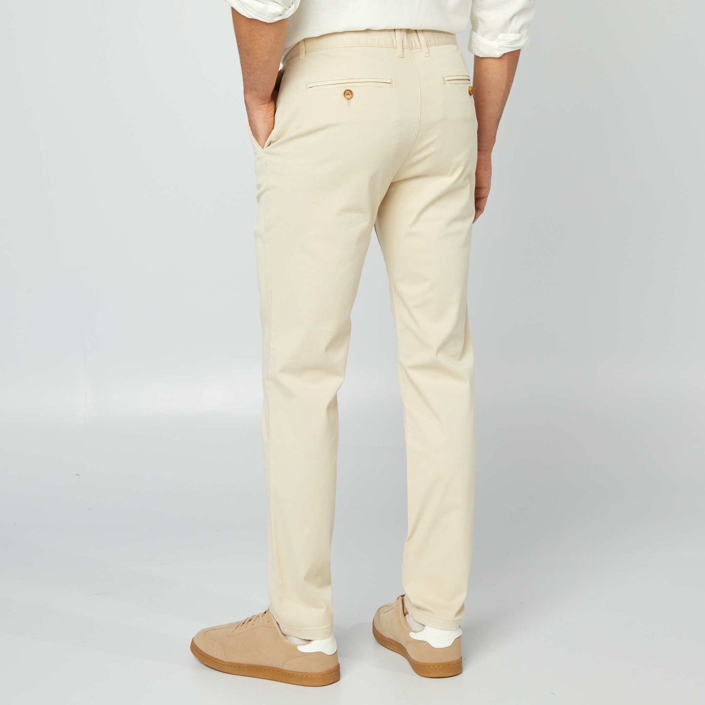 Pantalon chino BEIGE