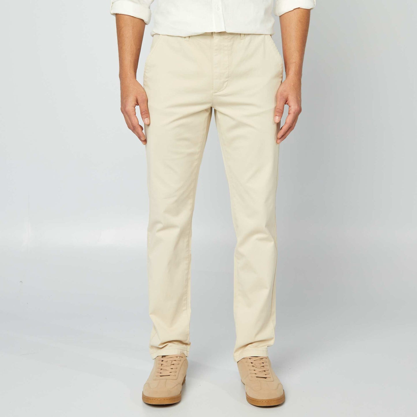 Pantalon chino BEIGE