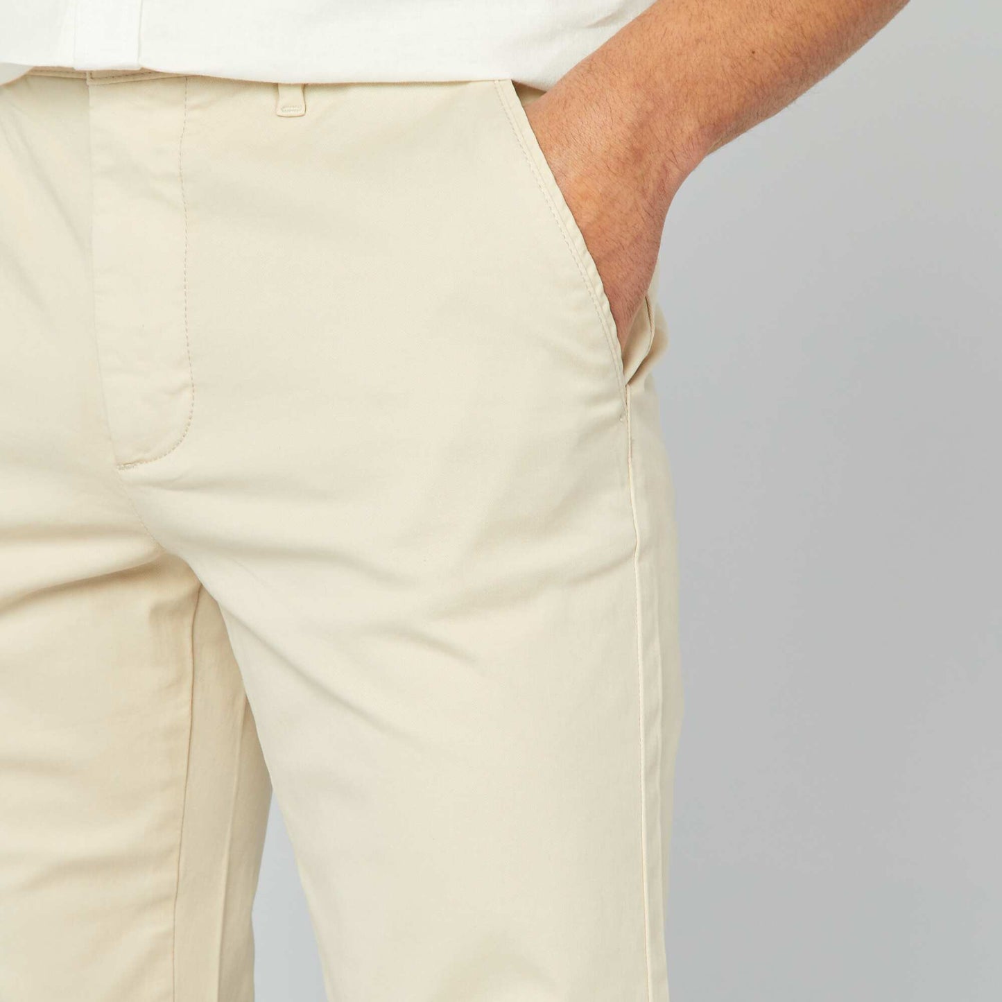 Pantalon chino BEIGE