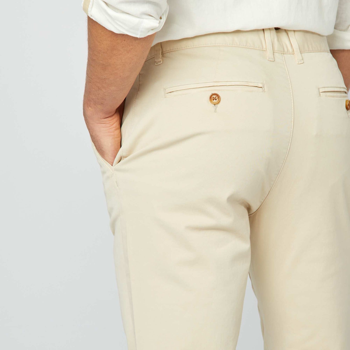 Pantalon chino BEIGE