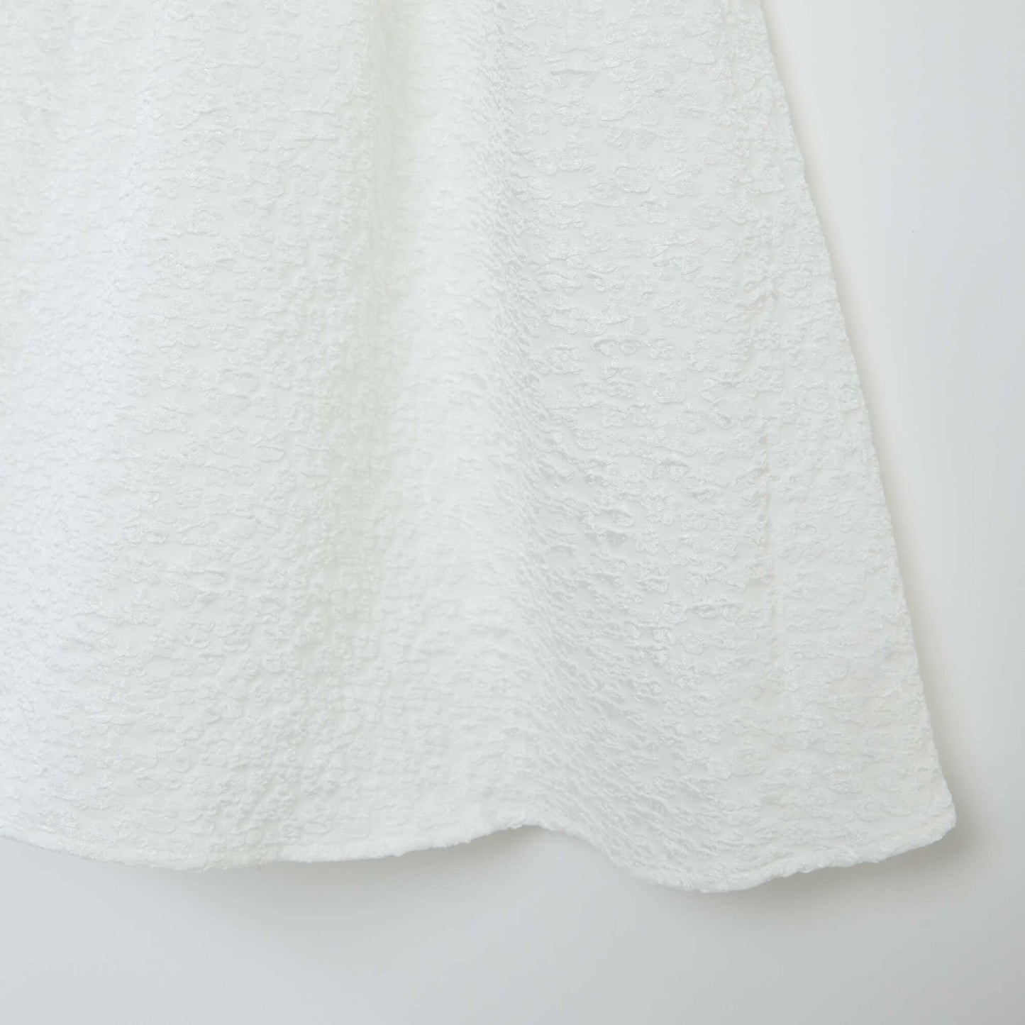 Robe en jacquard de cérémonie BLANC