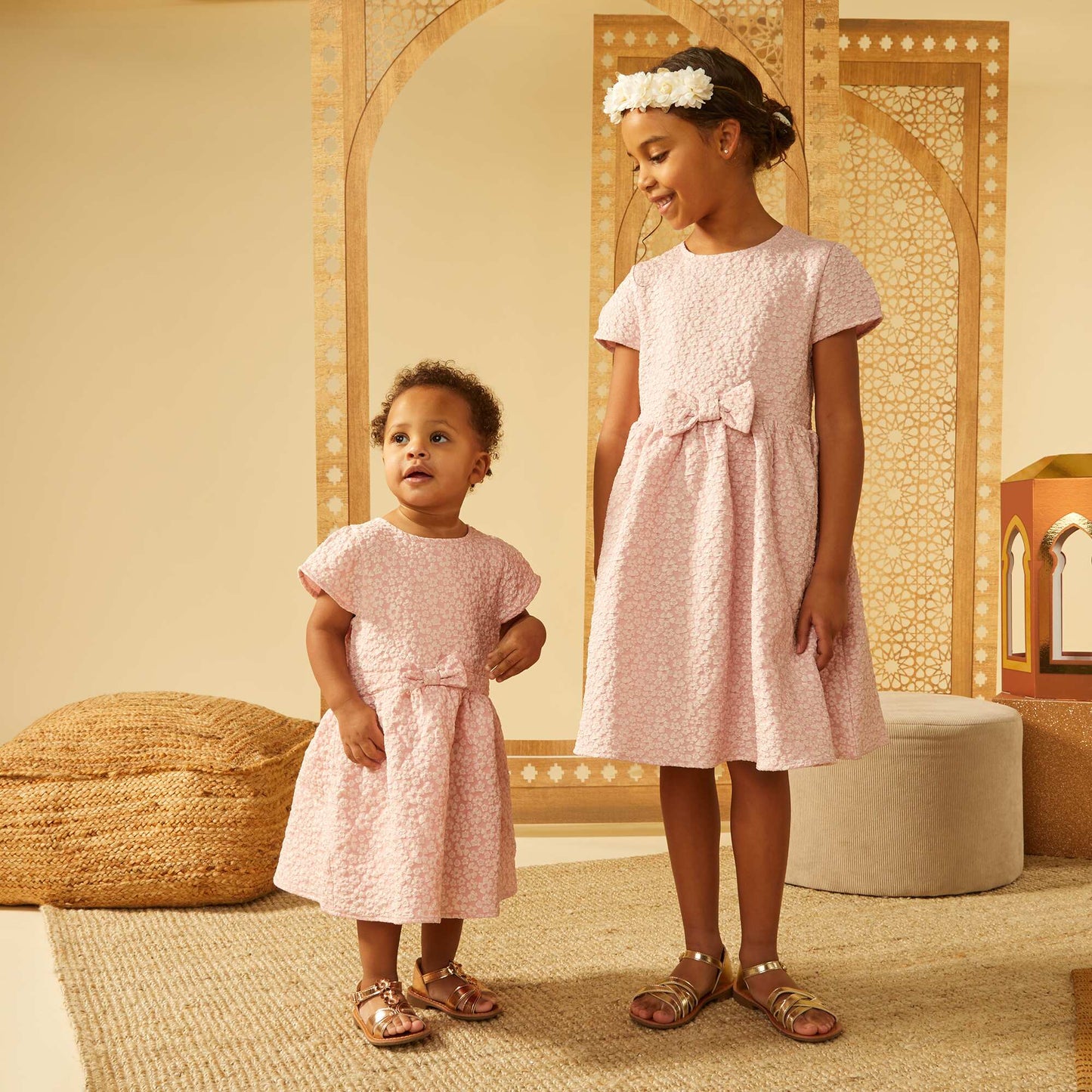 Robe en jacquard de cérémonie ROSE