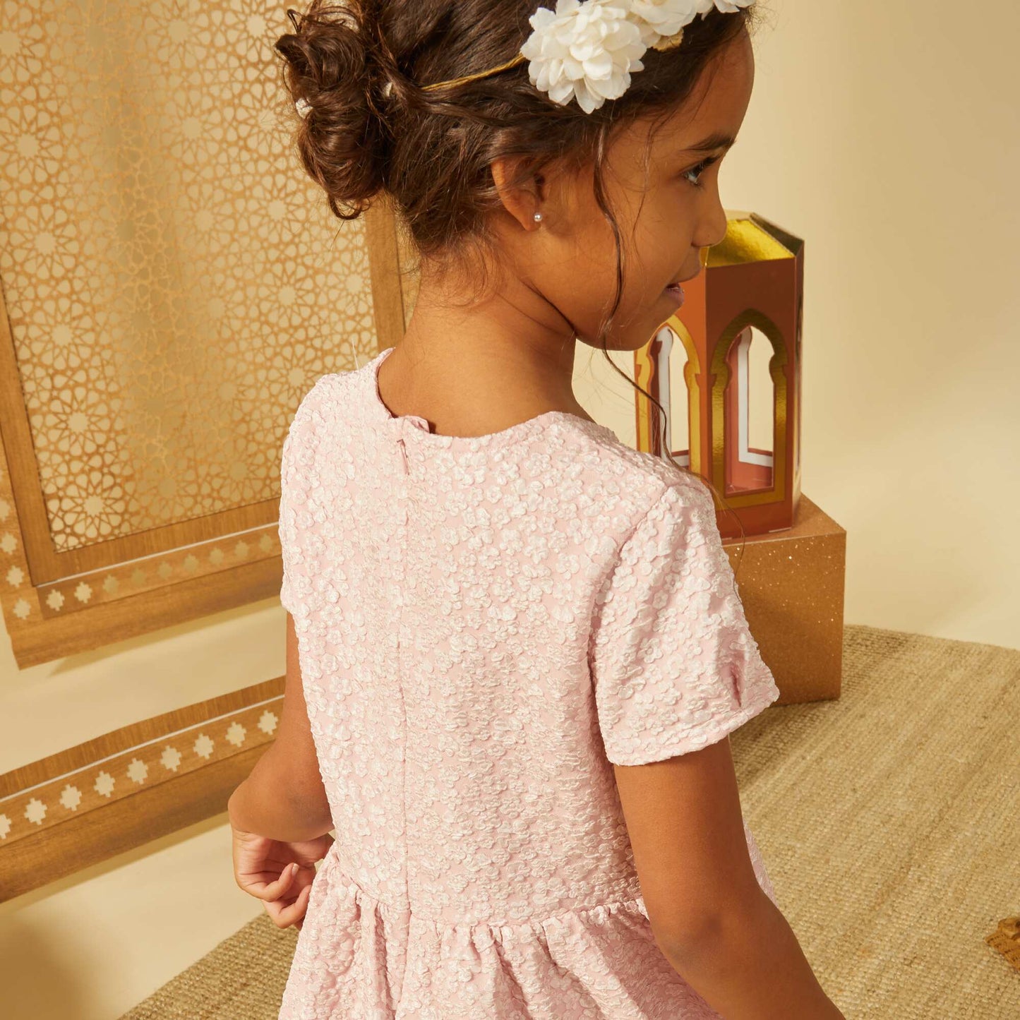 Robe en jacquard de cérémonie ROSE