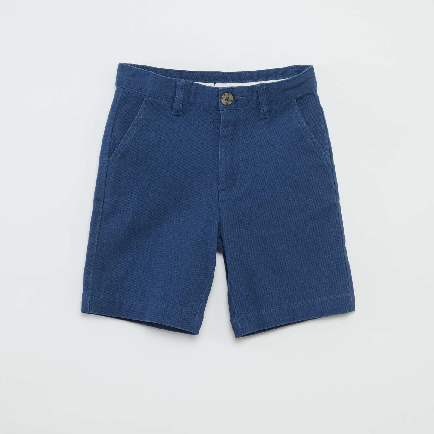 Short chino uni BLEU