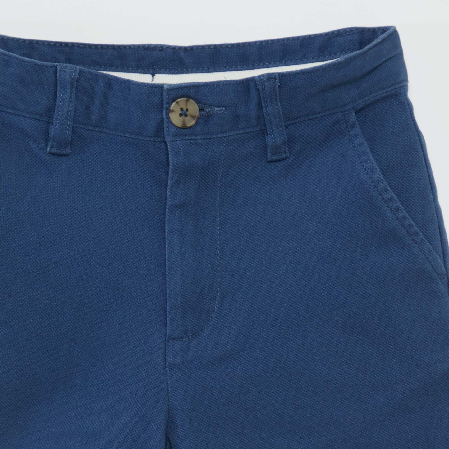 Short chino uni BLEU