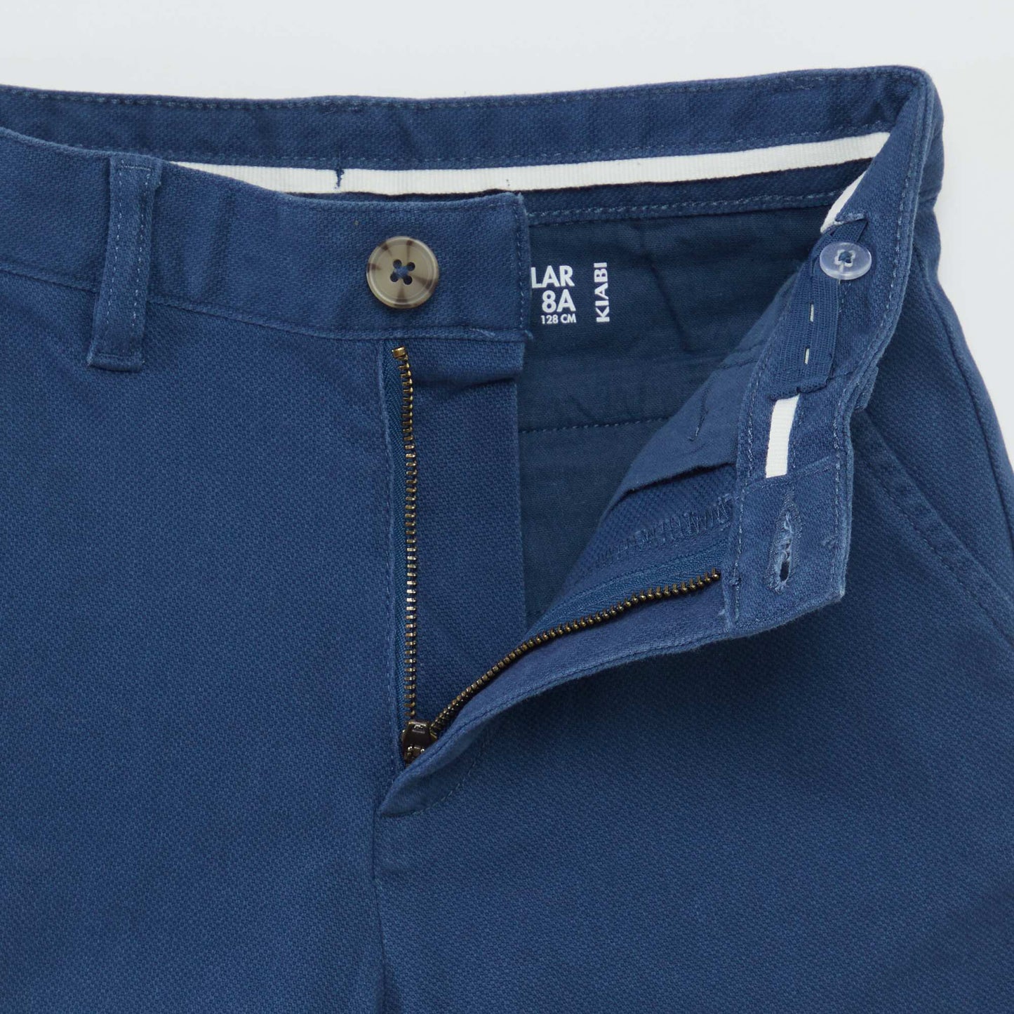 Short chino uni BLEU