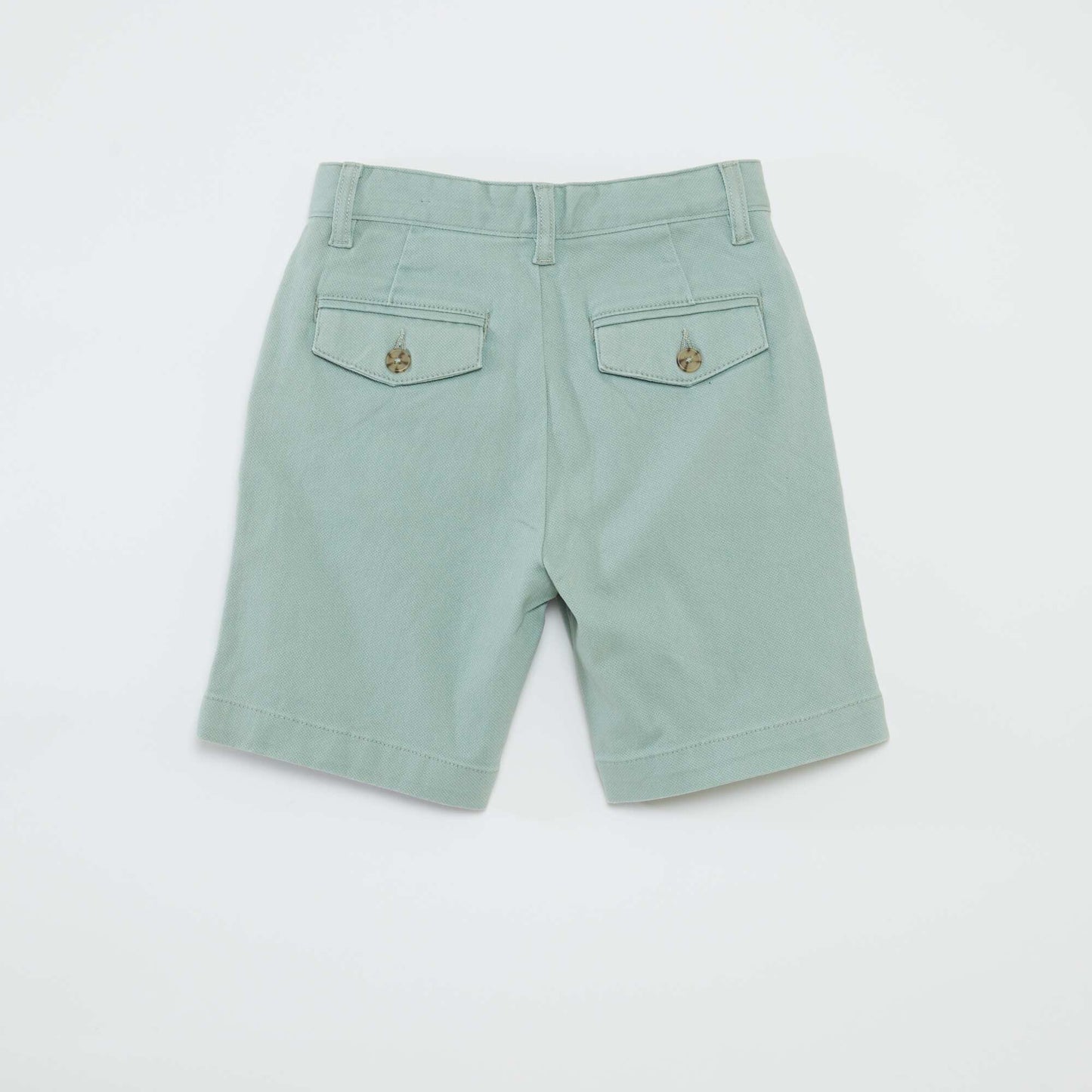 Short chino uni VERT