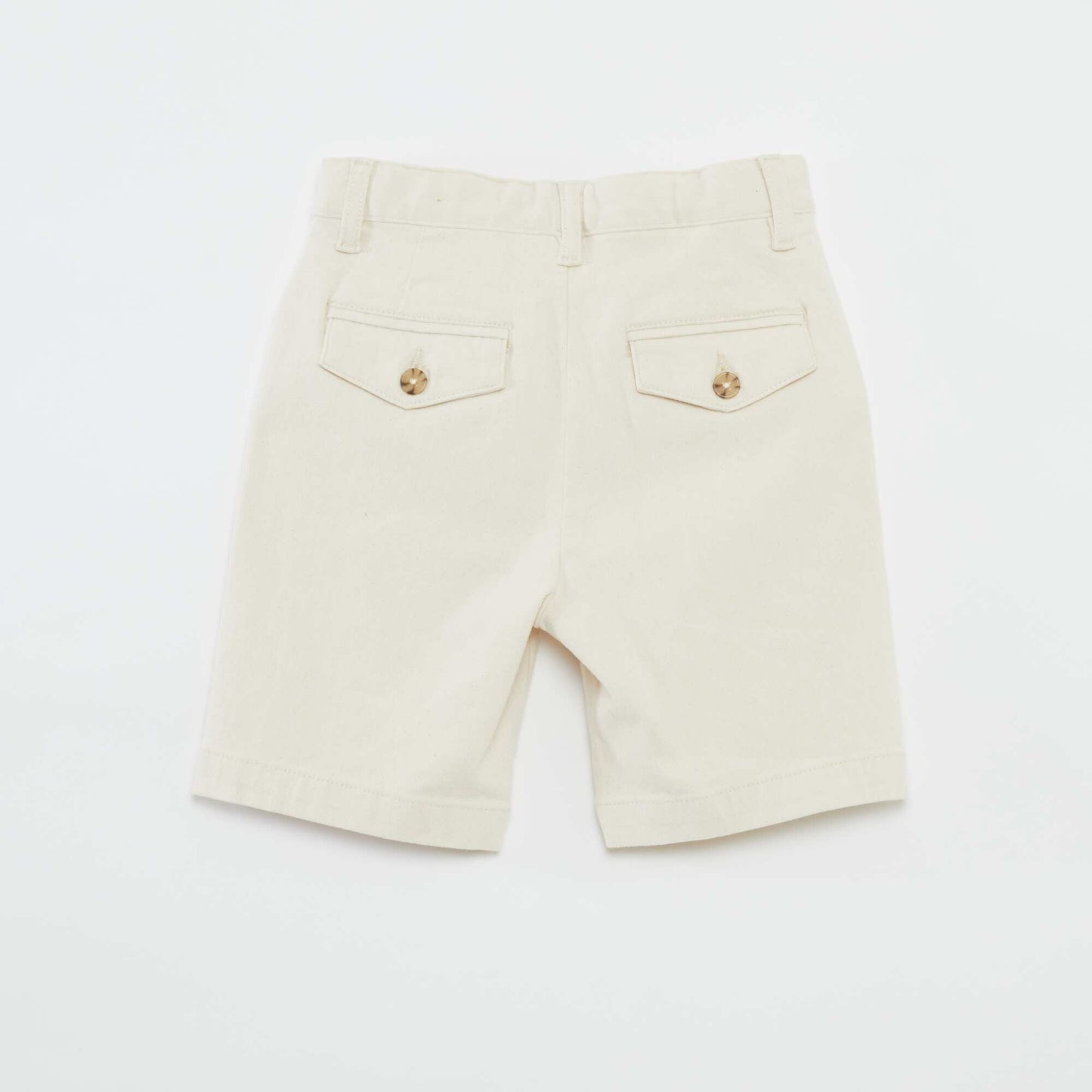 Short chino uni BEIGE