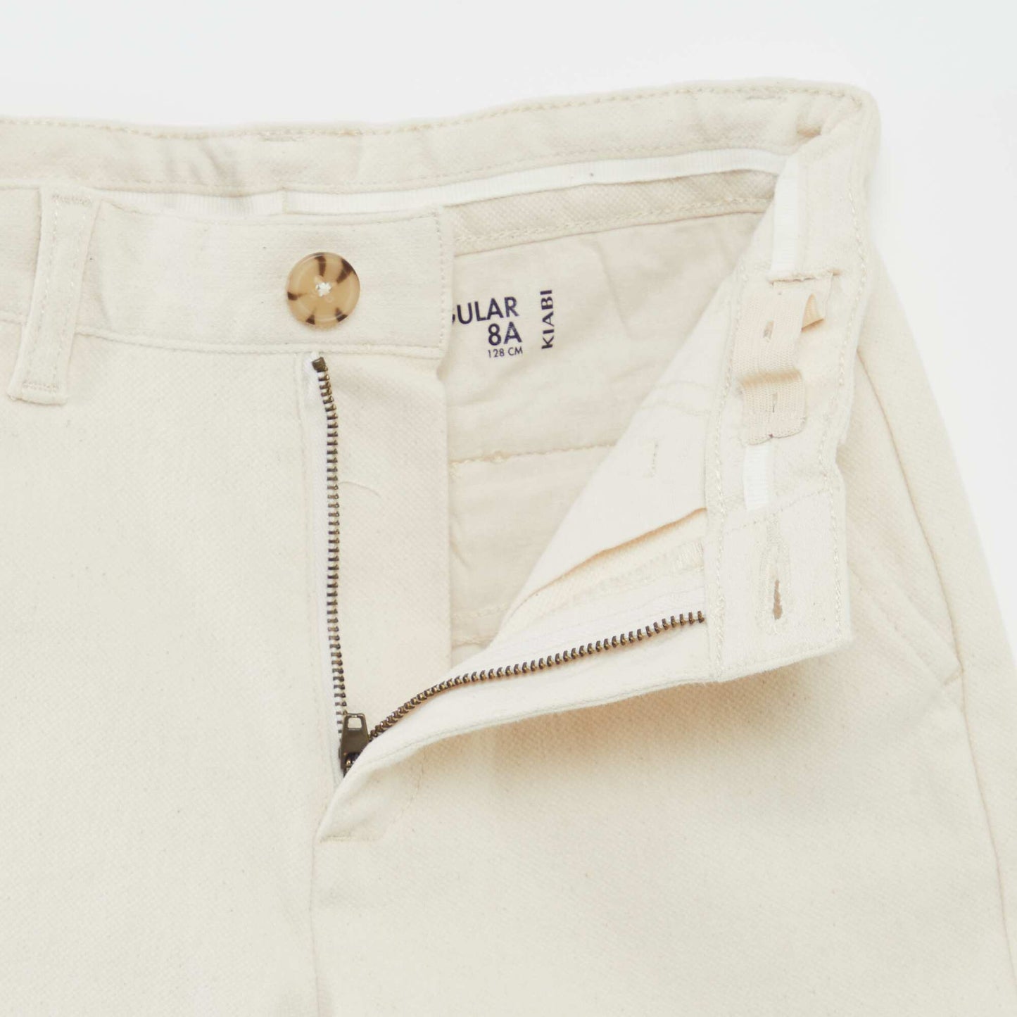 Short chino uni BEIGE