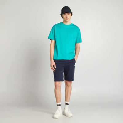 Short en molleton léger BLEU