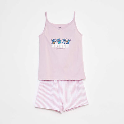 Pyjama court débardeur + short 'Disney' - 2 pièces VIOLET