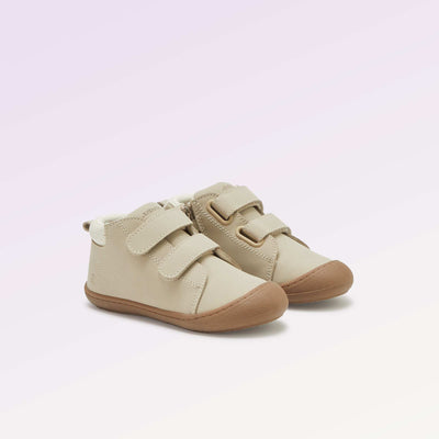 Chaussures motricité 3 '1ers pas' - Kitchoun BEIGE