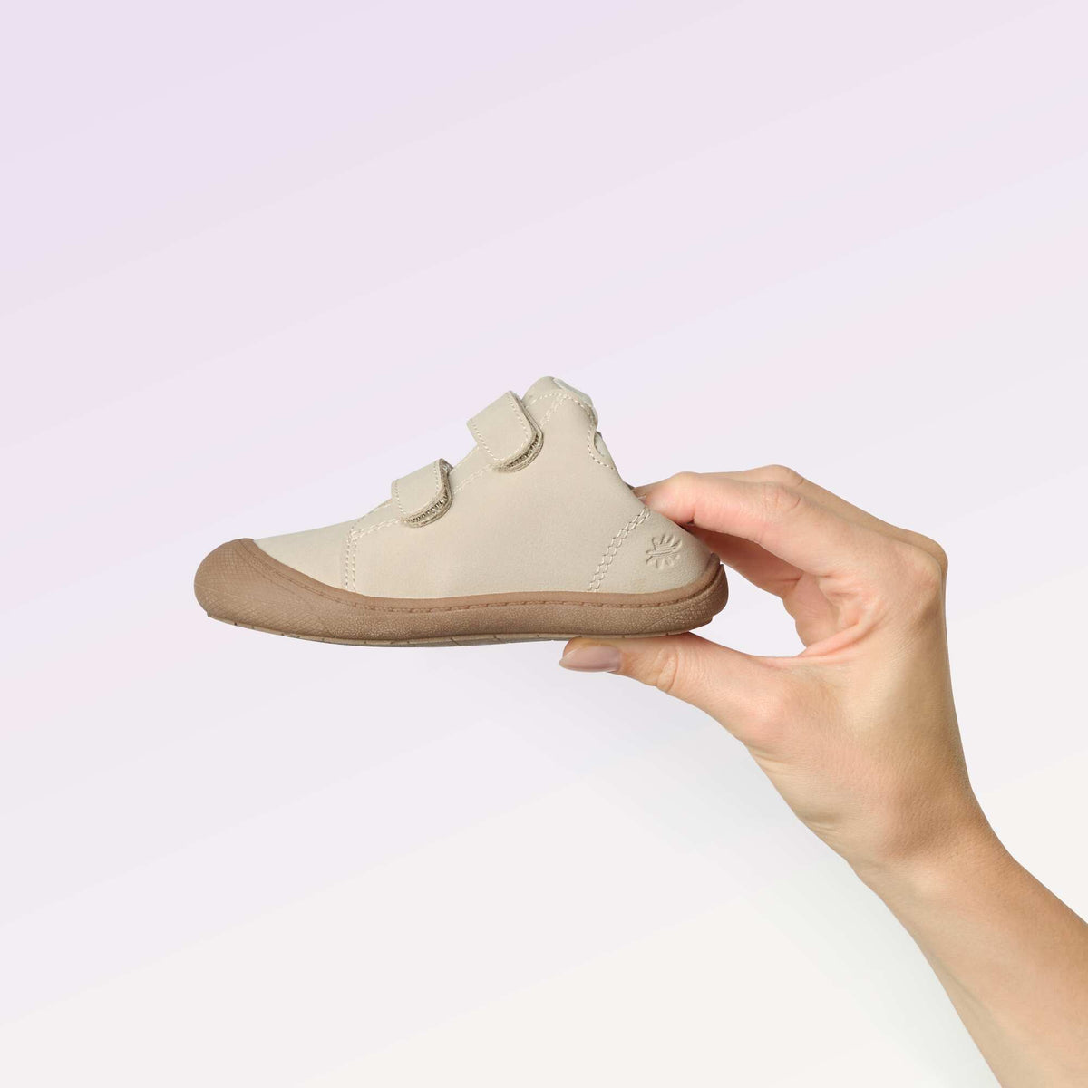 Chaussures motricité 3 '1ers pas' - Kitchoun BEIGE