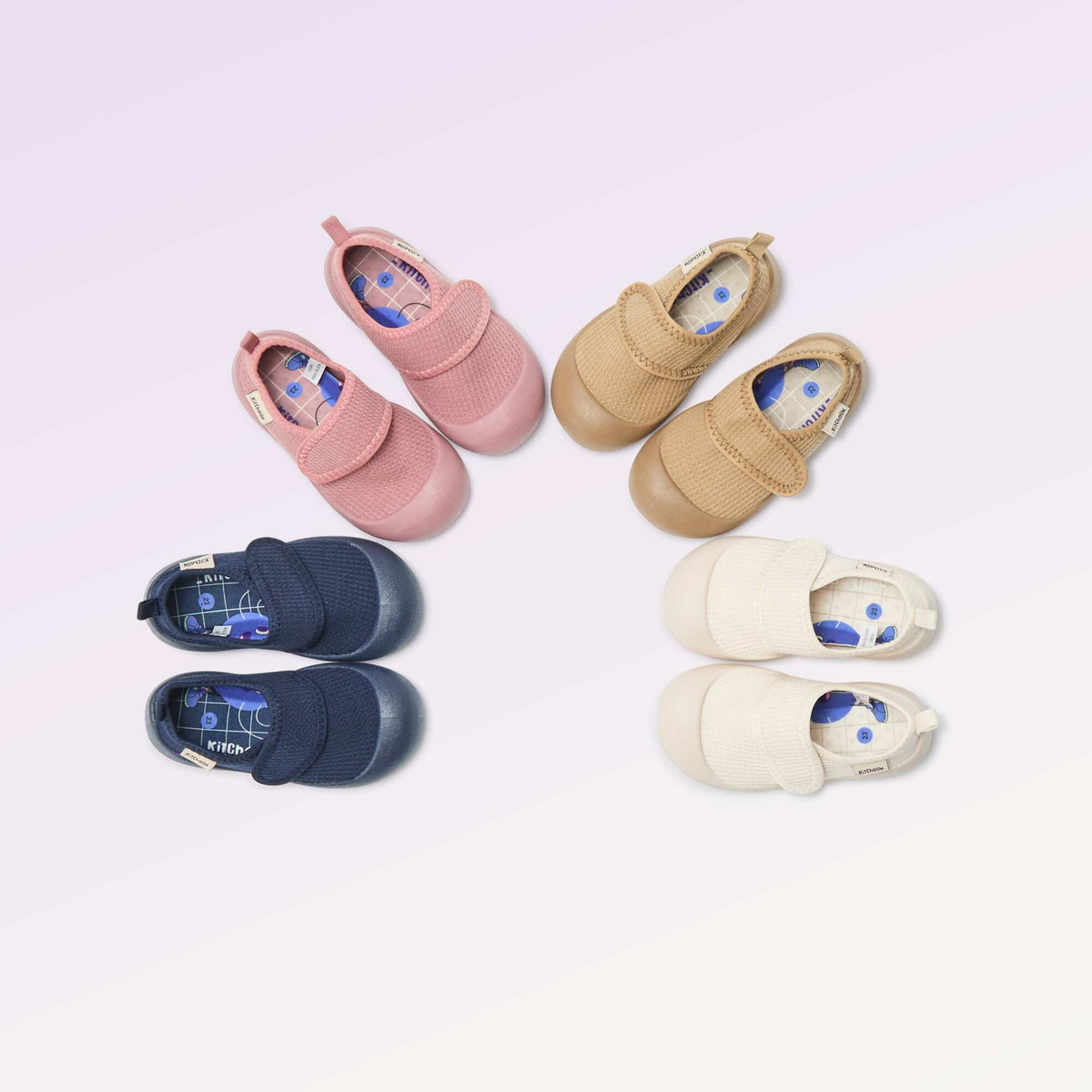 Chaussons motricité 3 '1ers pas' - Kitchoun BEIGE