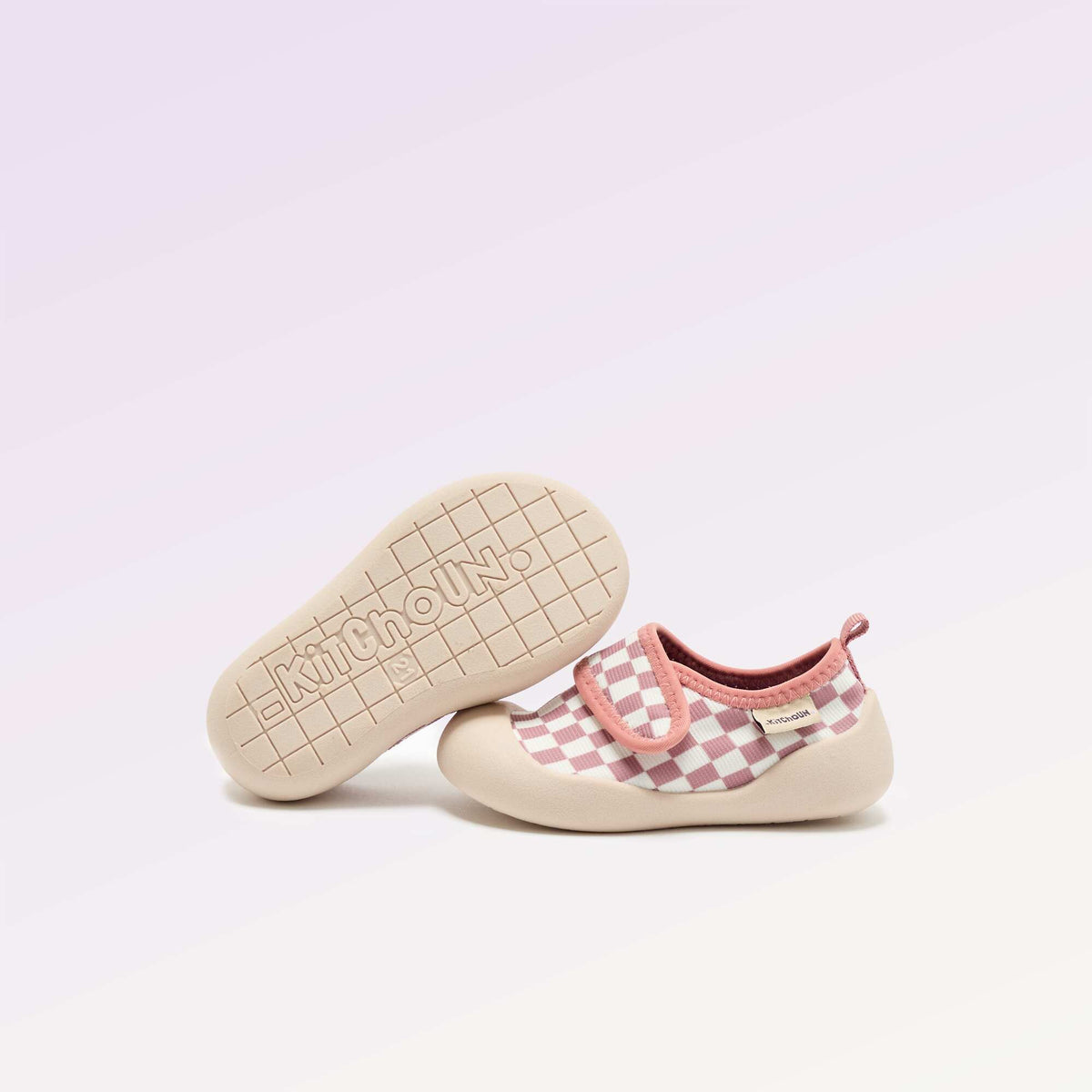 Chaussons motricité 3 '1ers pas' - Kitchoun ROSE