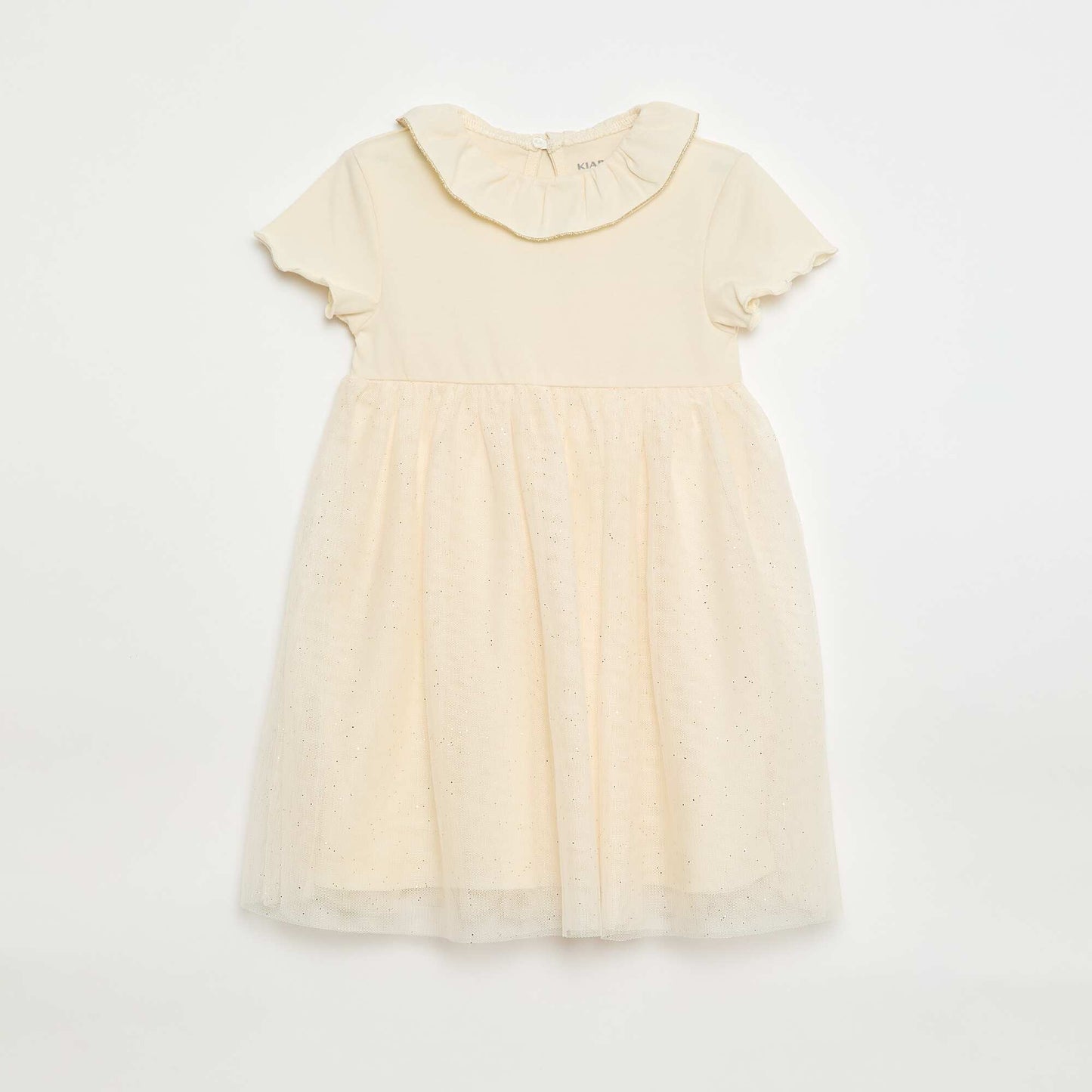 Robe en tulle pailletée BEIGE