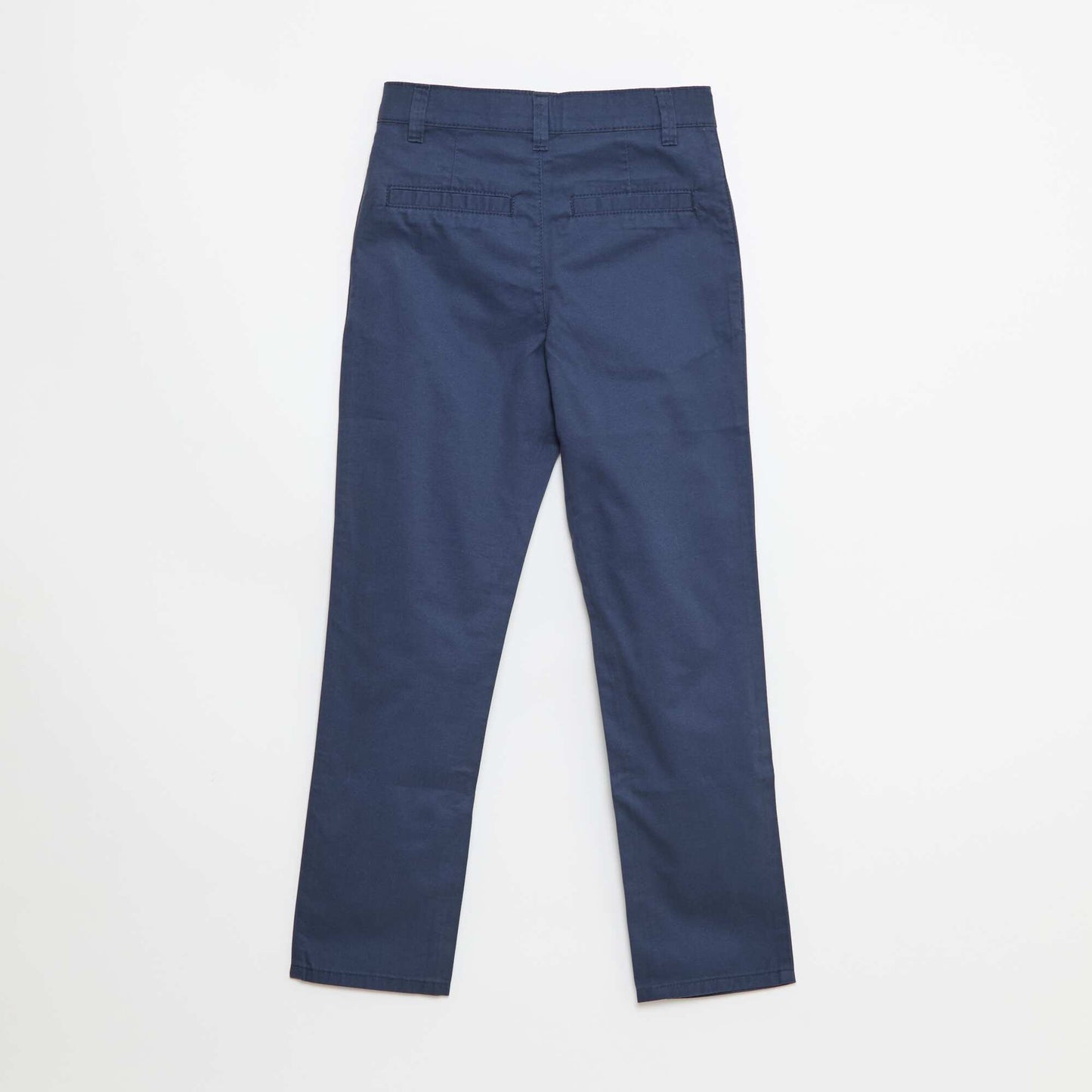 Chino 5 poches slim fit uni BLEU