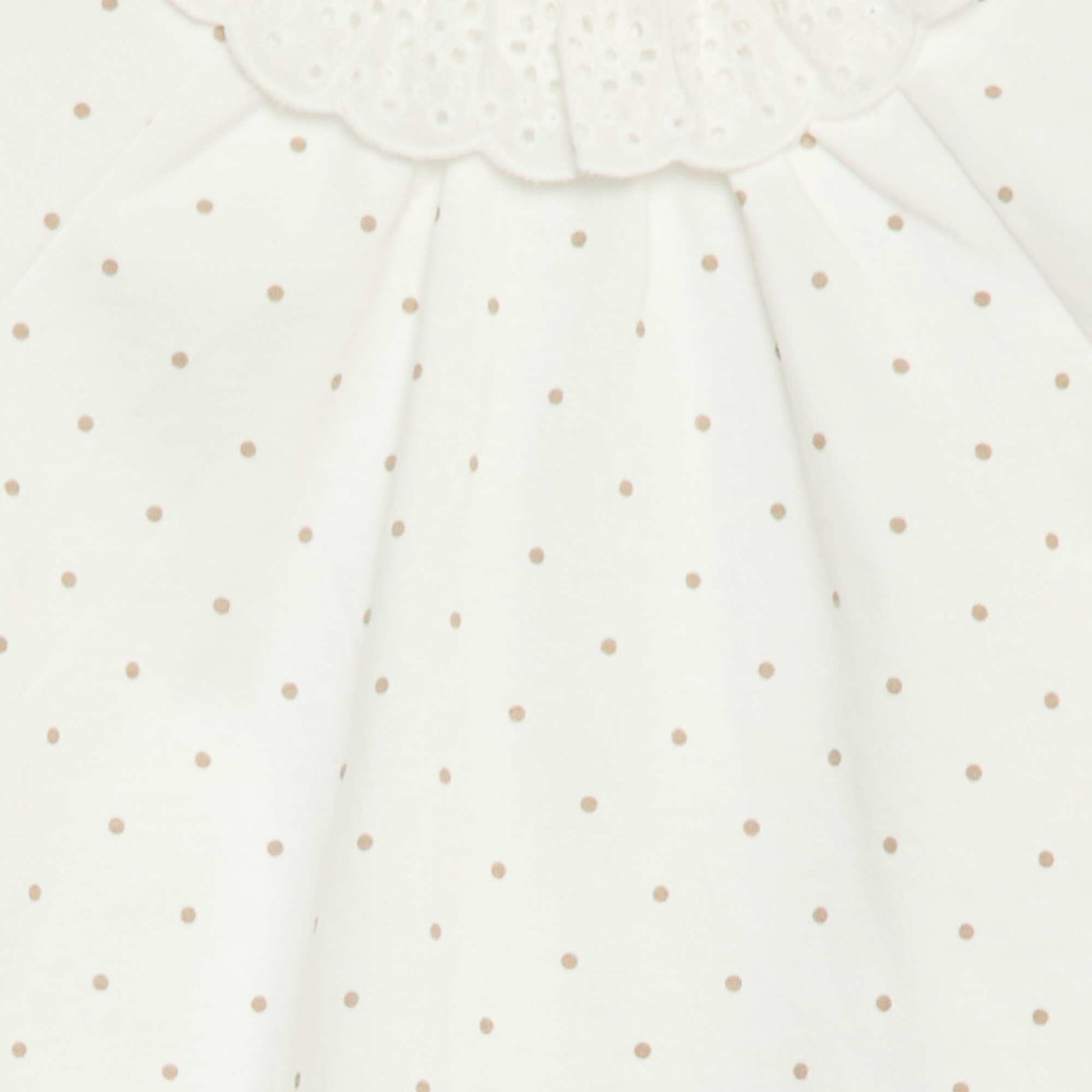Ensemble court en voile de coton et lin mélangé - 2 pièces BLANC