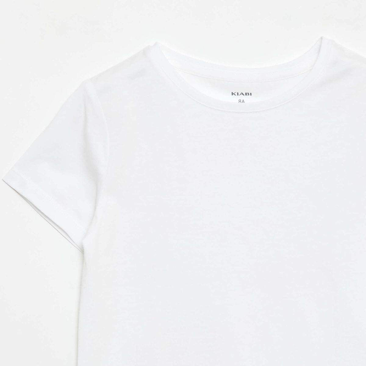 T-shirt en maille jersey à manches longues BLANC