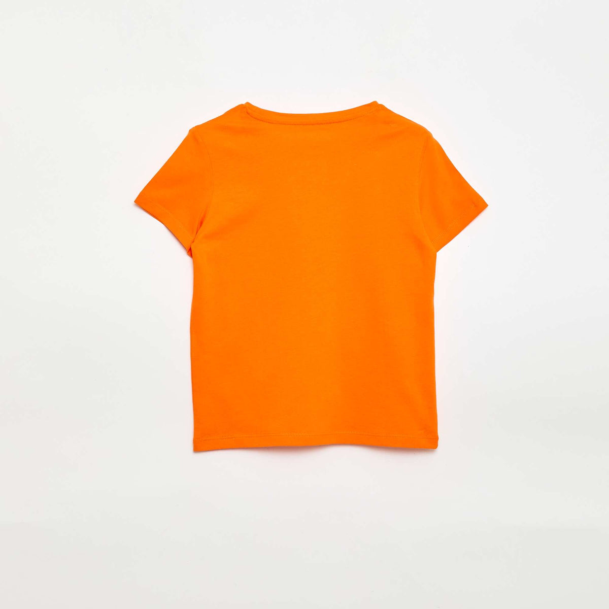 T-shirt en maille jersey à manches longues ORANGE