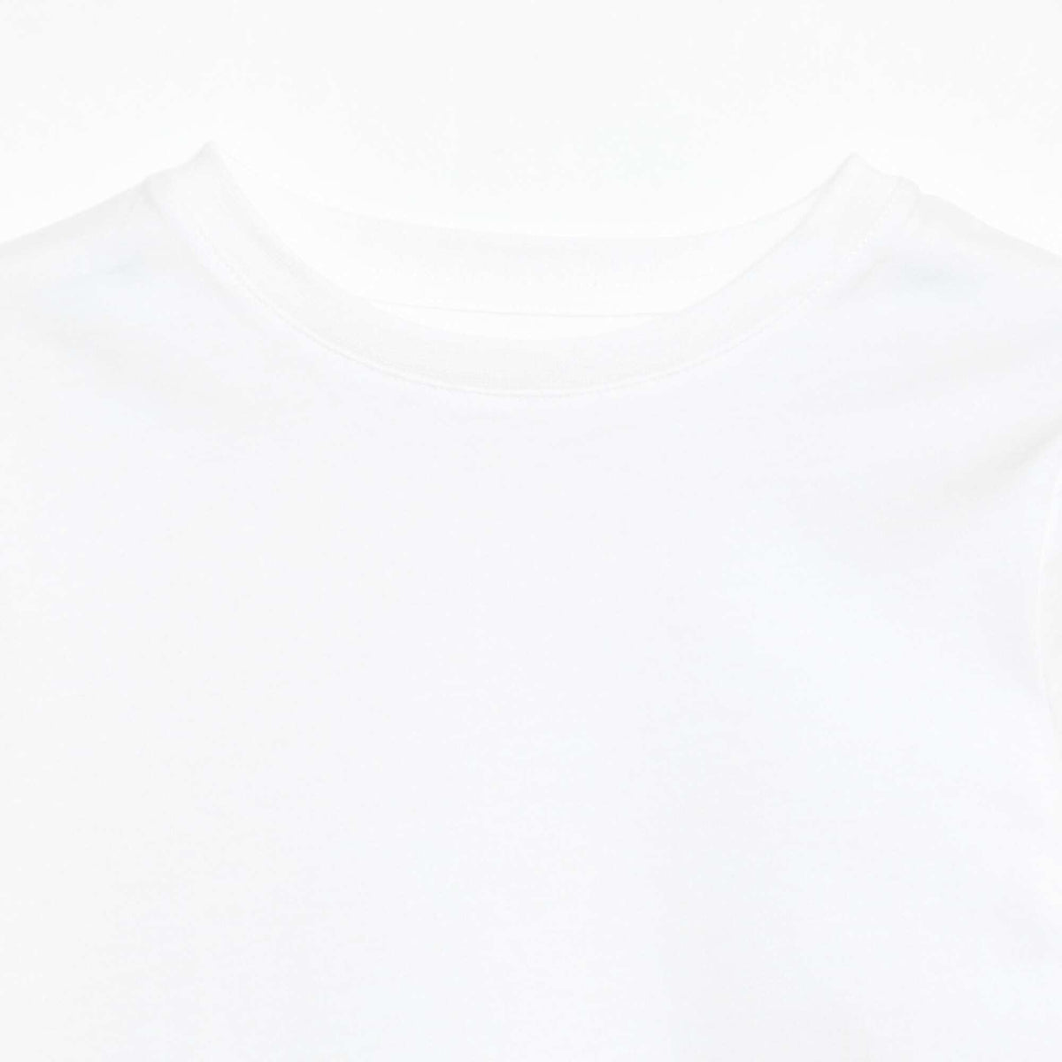 T-shirt en maille jersey uni BLANC