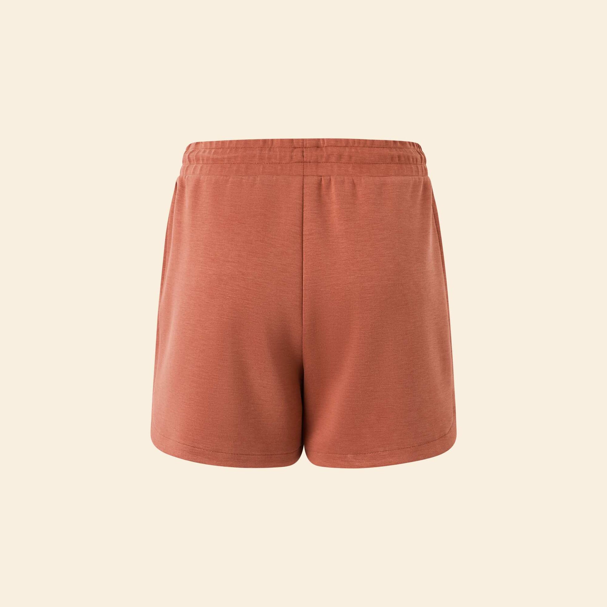 Short de sport oversize MARRON