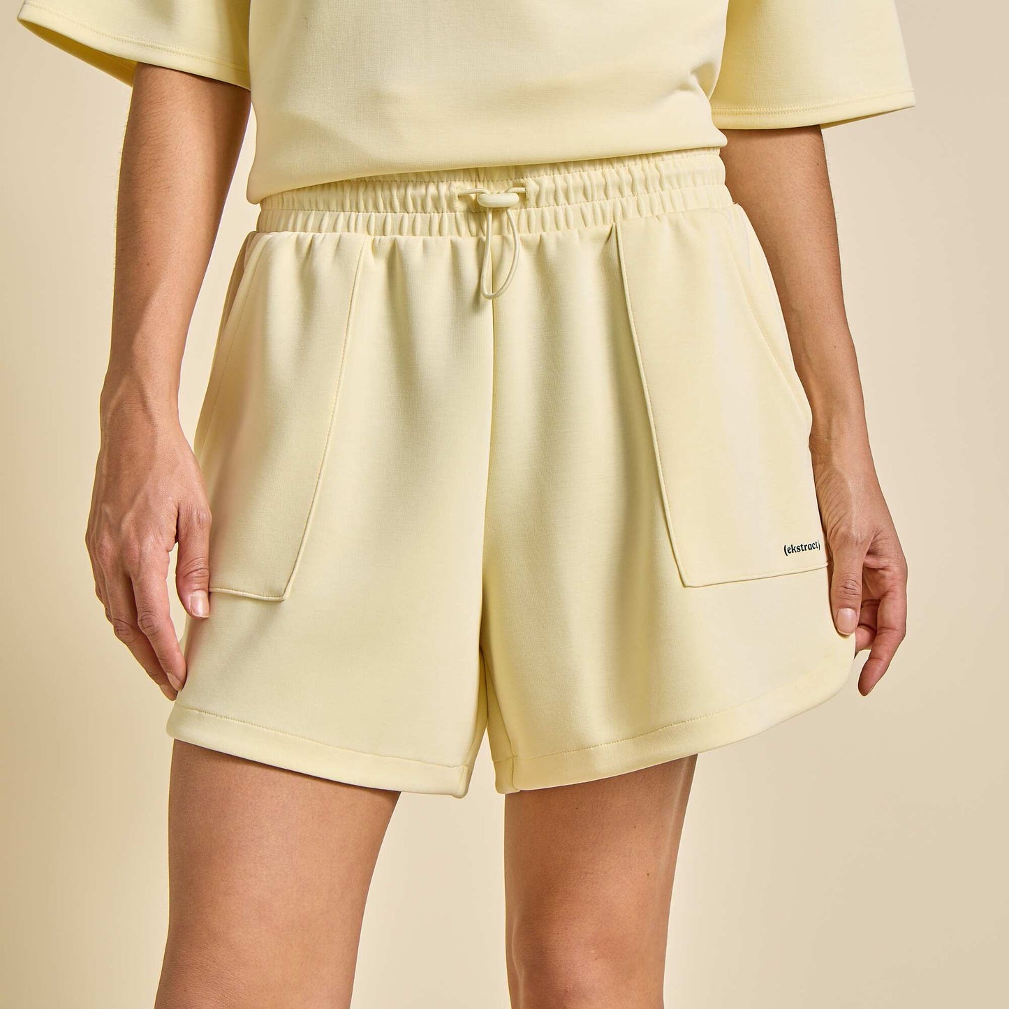 Short de sport oversize JAUNE
