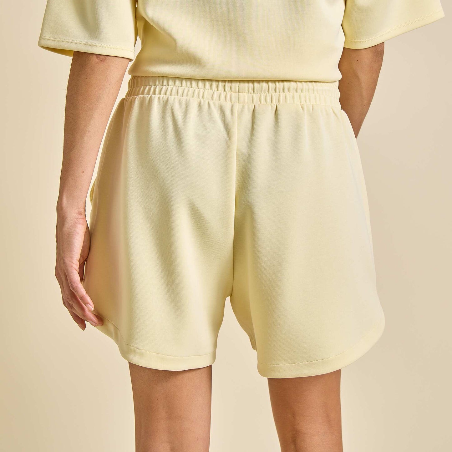 Short de sport oversize JAUNE