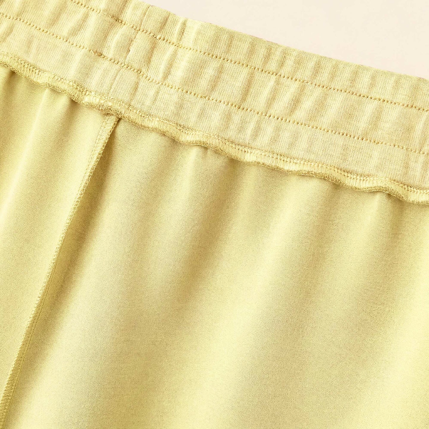 Short de sport oversize JAUNE